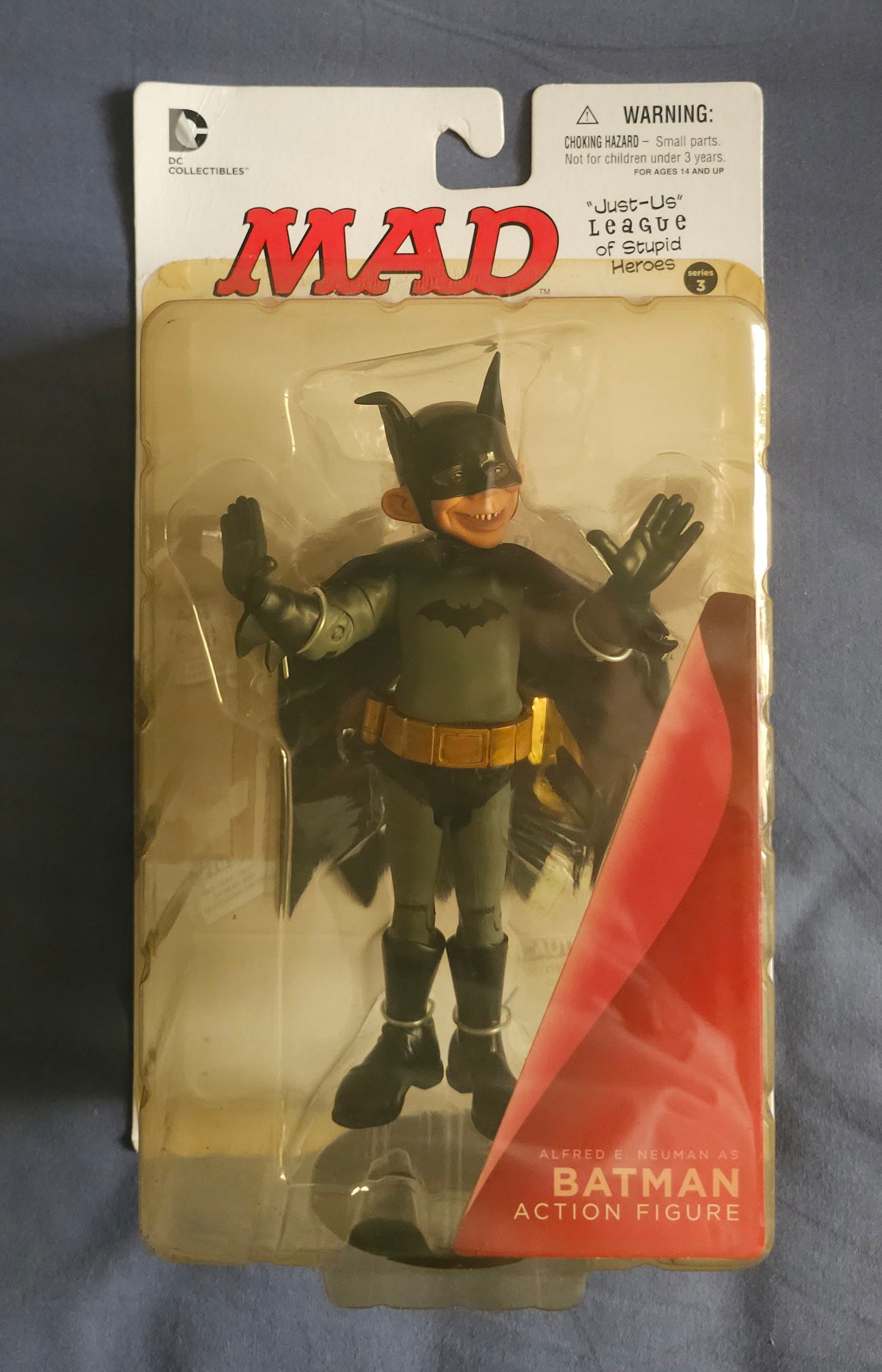 HTF "Just-Us" League of Stupid Heroes Batman Robin & Joker set (Series 3)