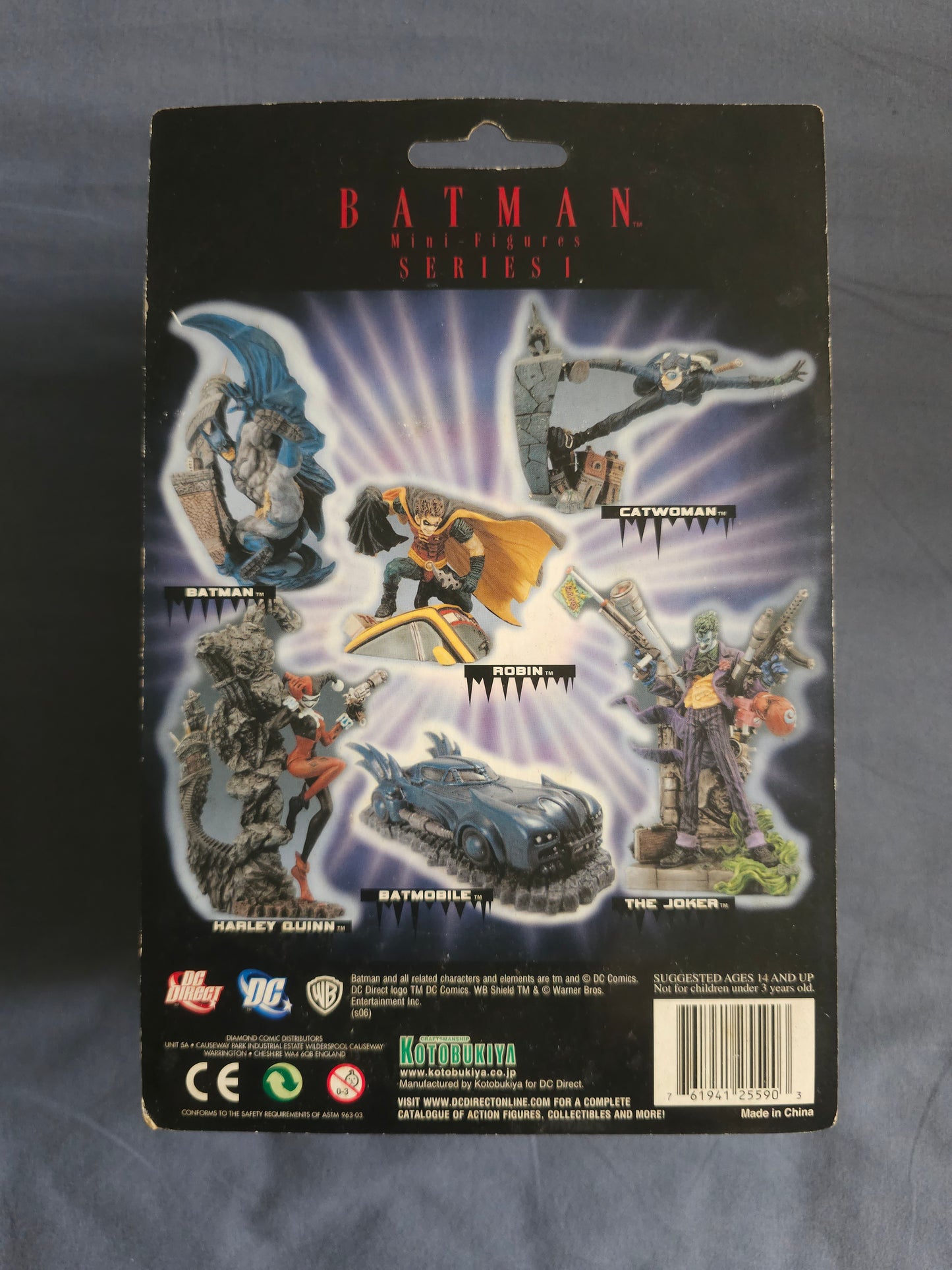Batman Mini Figures Series I: Batman / Catwoman / Robin set by Kotobukiya