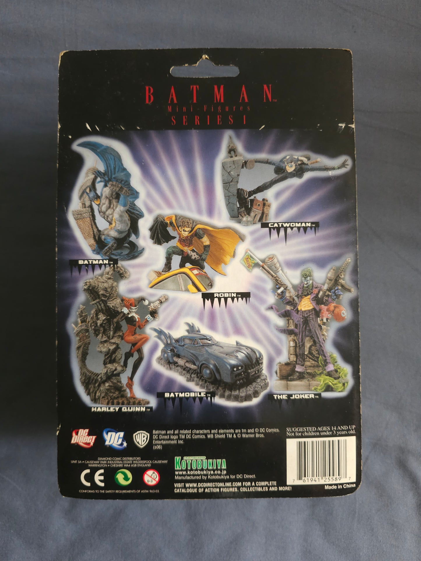 Batman Mini Figures Series I: Batman / Catwoman / Robin set by Kotobukiya