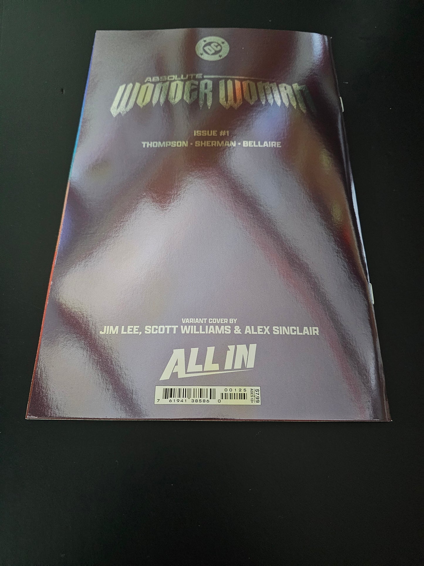 Absolute Wonder Woman (2024) #01 Jim Lee "Virgin" Foil Variant