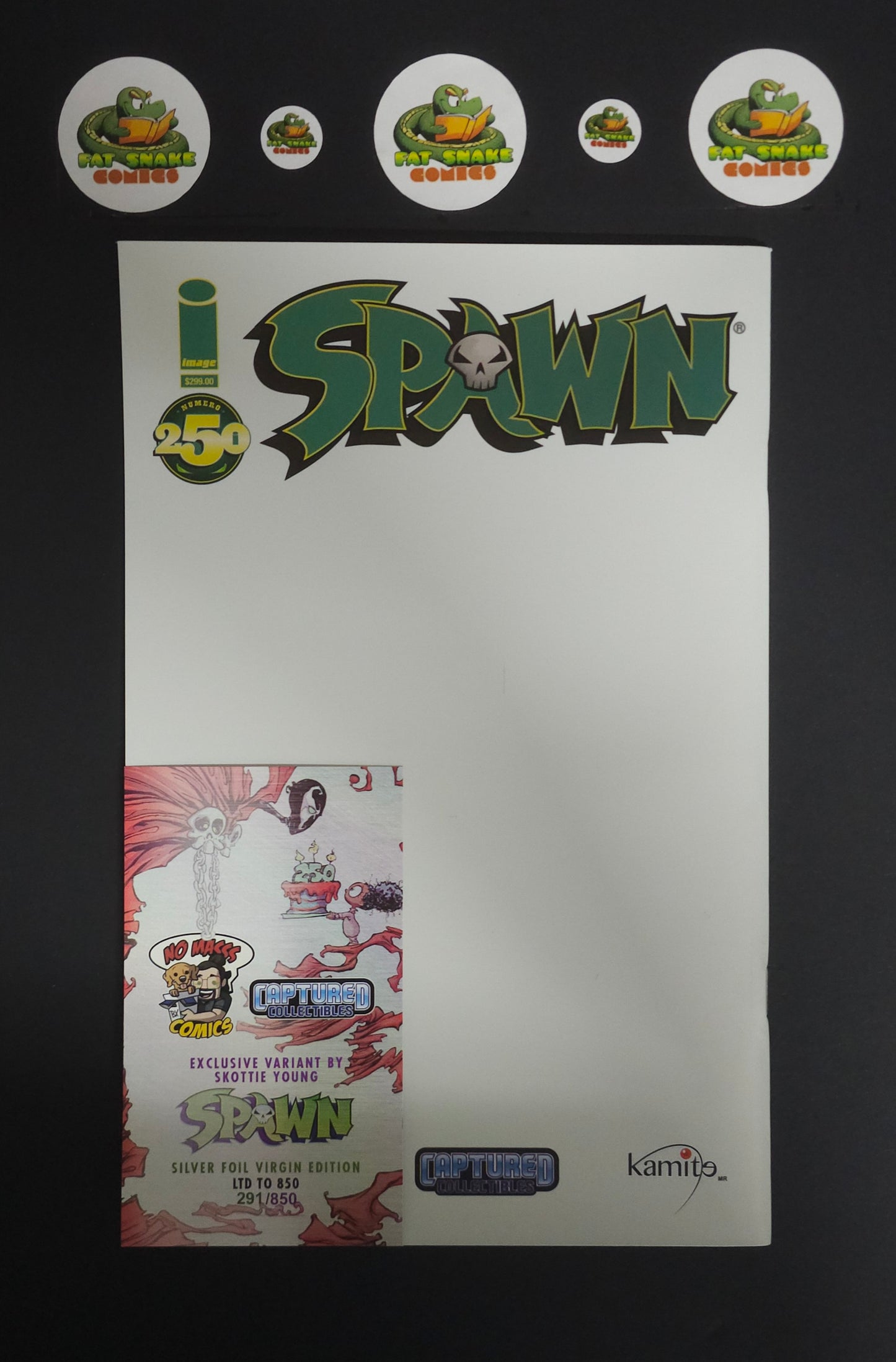 Spawn #250 Silver Foil "Virgin" Mexican Edition
