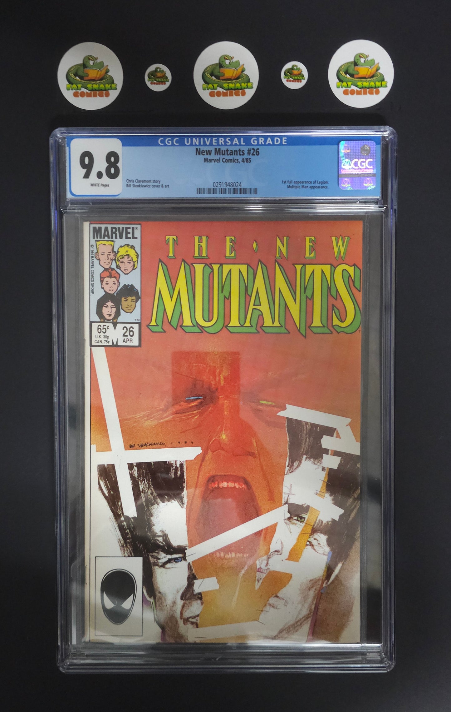 New Mutants (1985) #26 CGC 9.8 WP