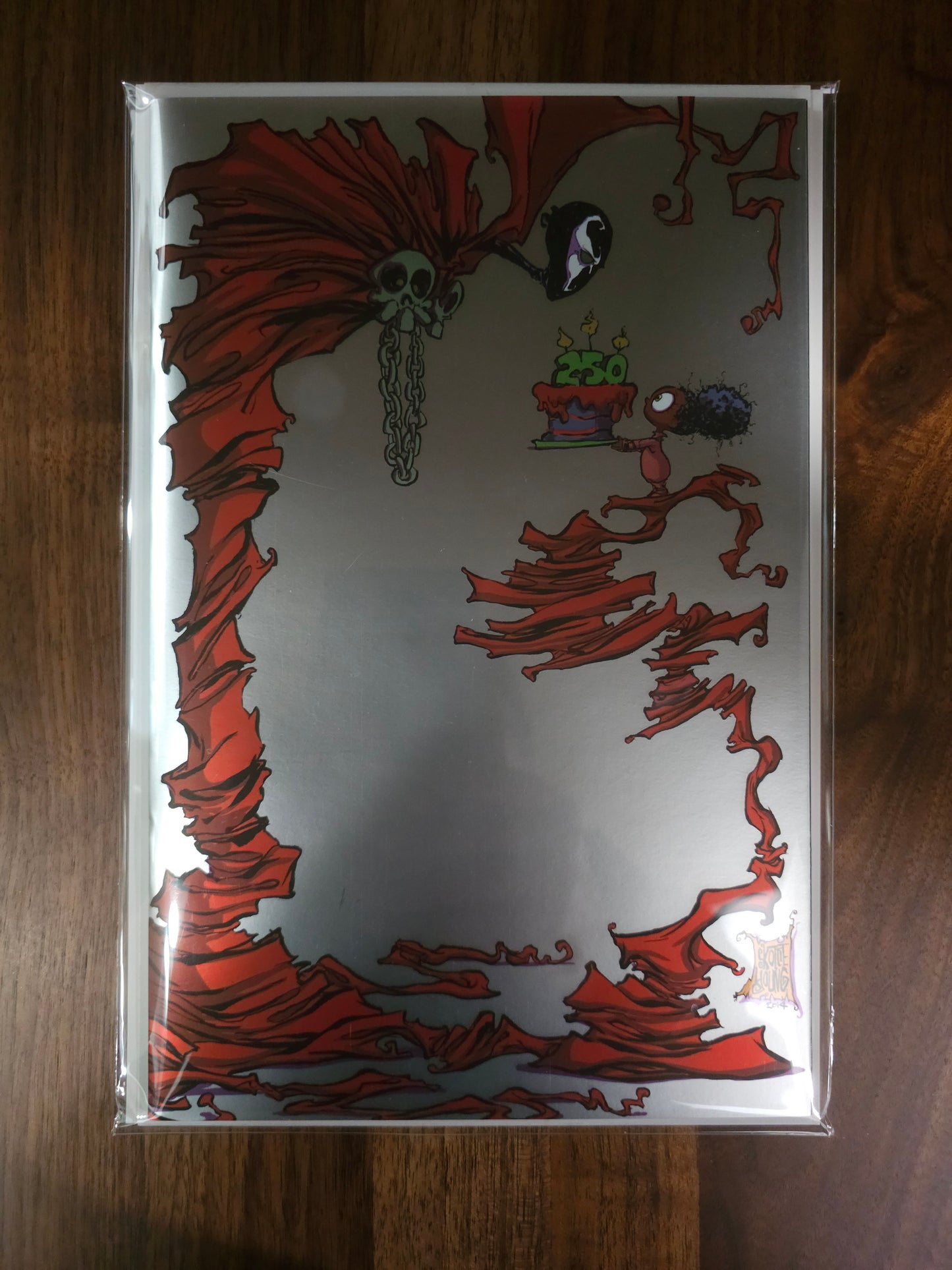 Spawn #250 Silver Foil "Virgin" Mexican Edition