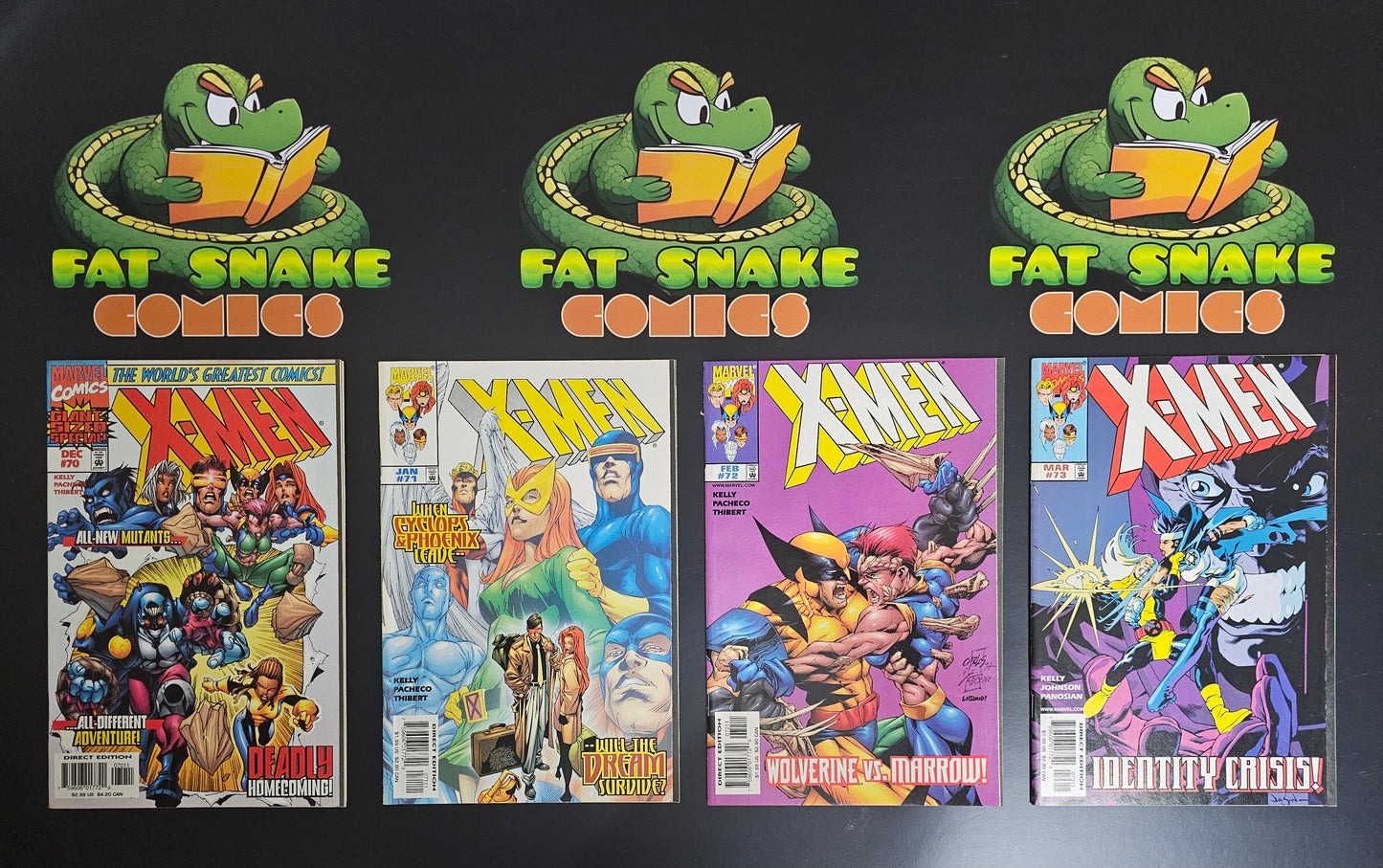 X-Men (1997/98) #70 to 73 Bundle