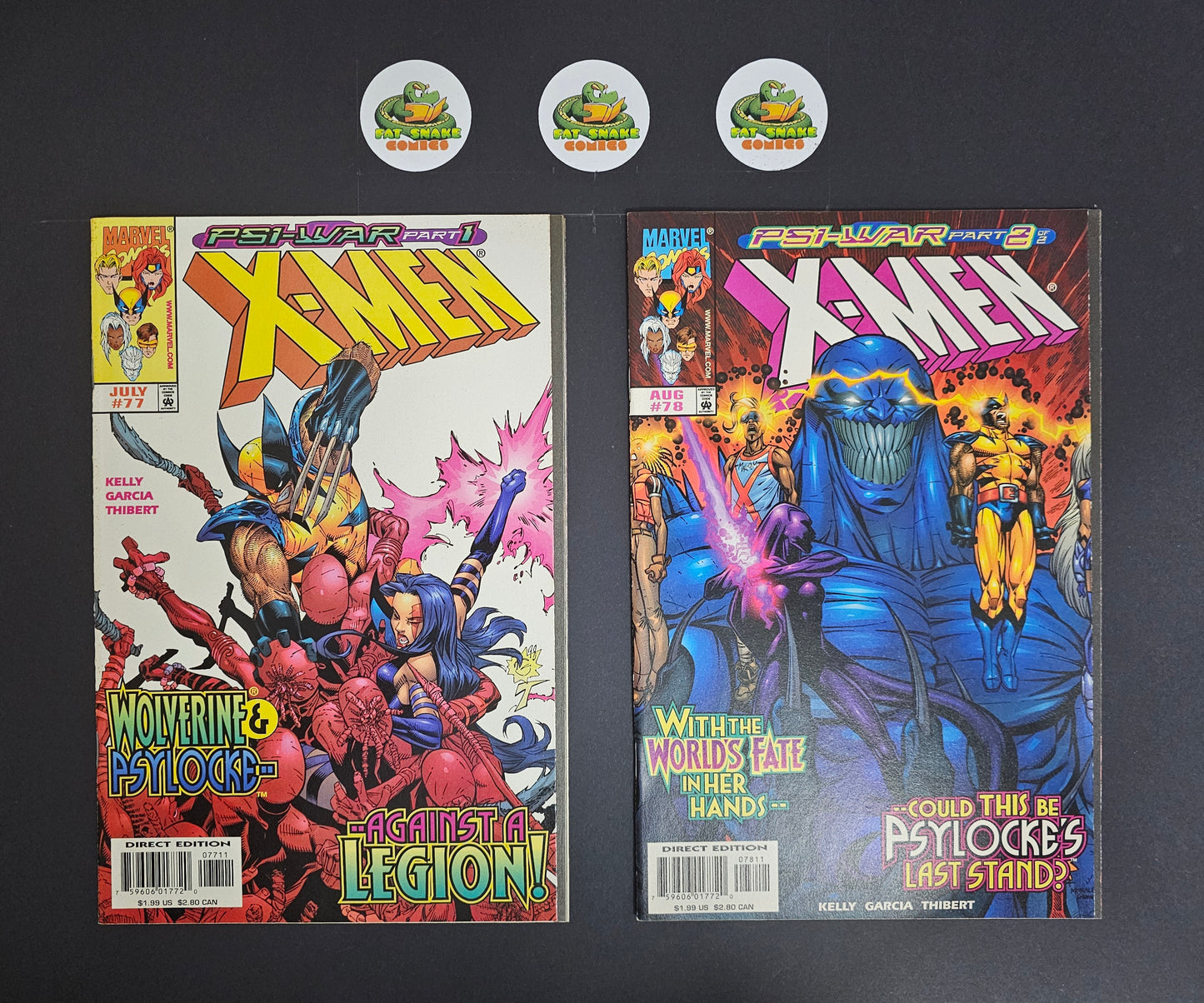 X-Men (1998) #77 & 78 Complete Story + 38
