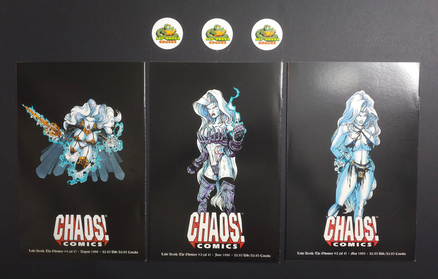 Lady Death: The Odyssey #1-4 Complete