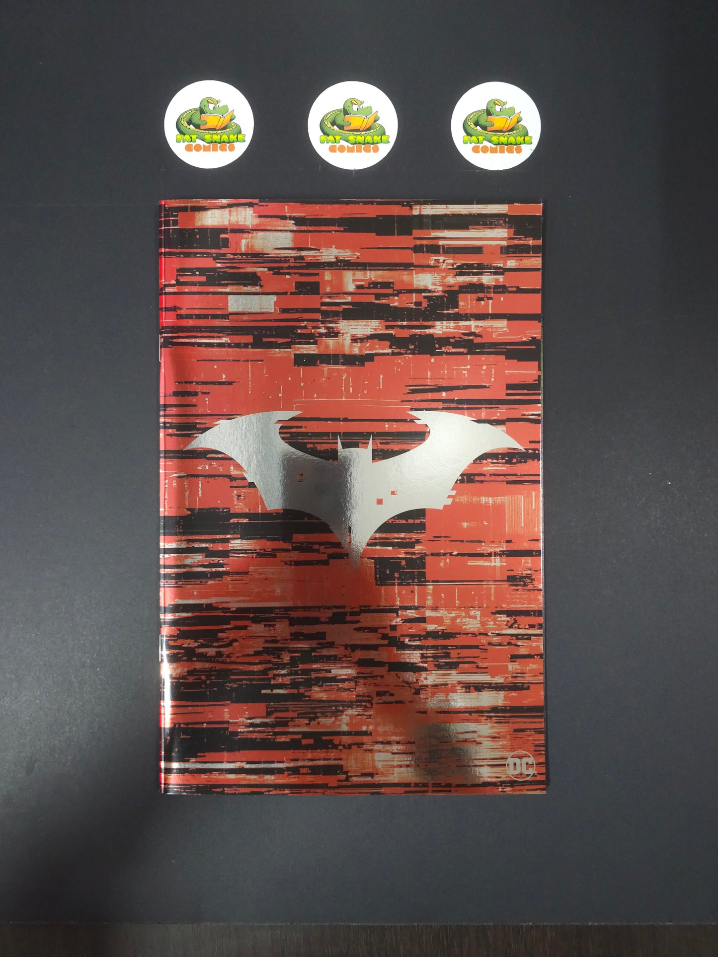 Batman (2024) #139 Bat Symbol Glitch Foil, High Grade