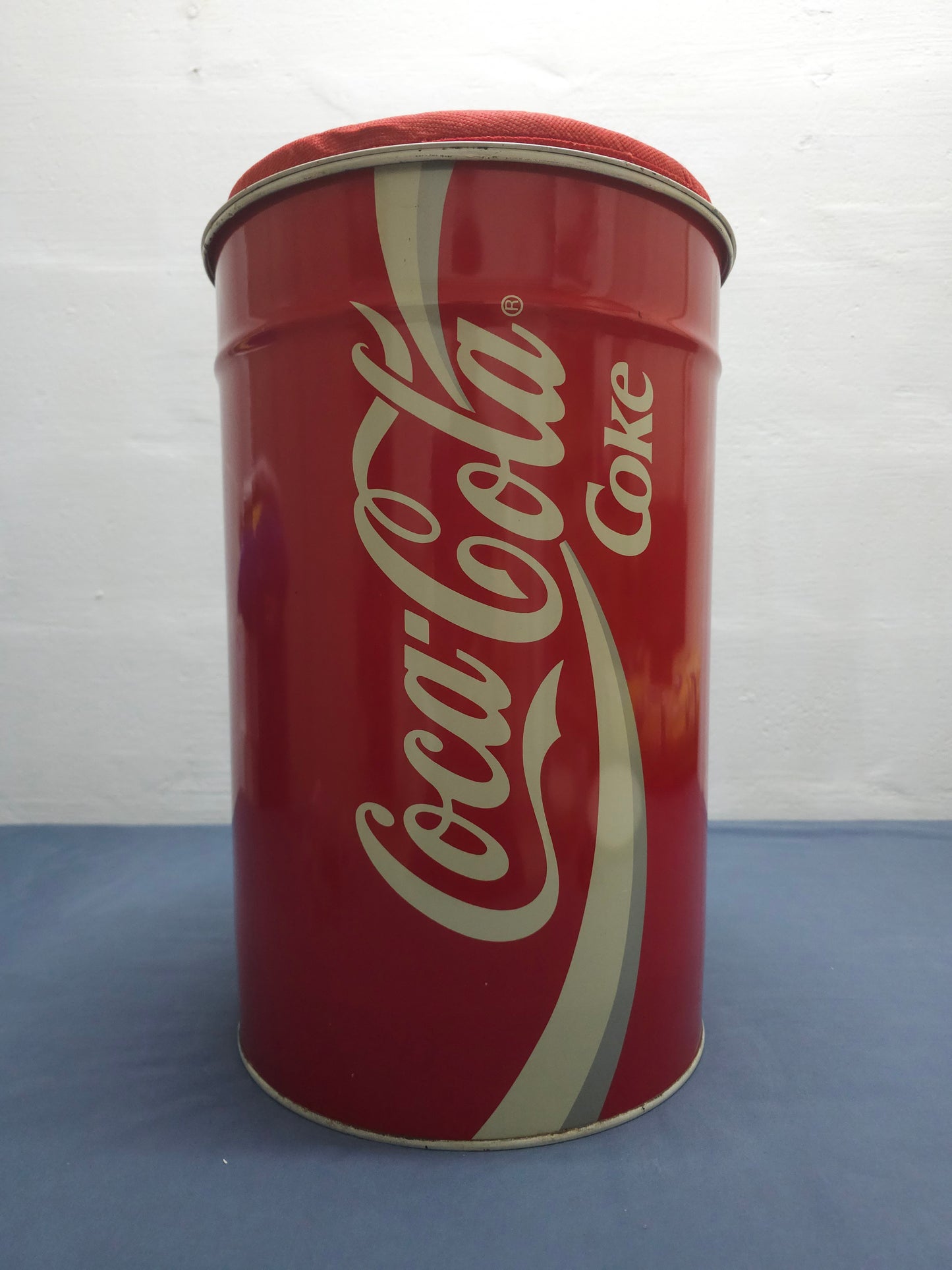 Coca Cola Metal Storage Container cum Stool