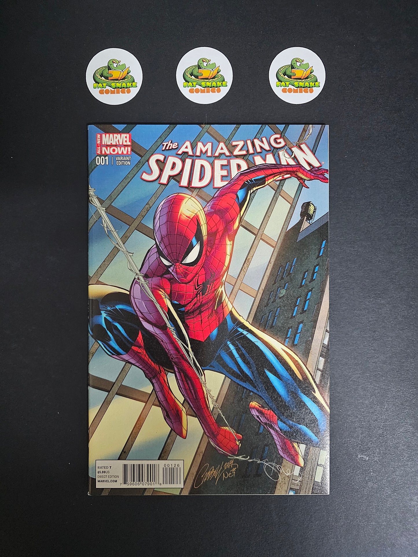 Amazing Spider-Man (2014) #1 JS Campbell Variant