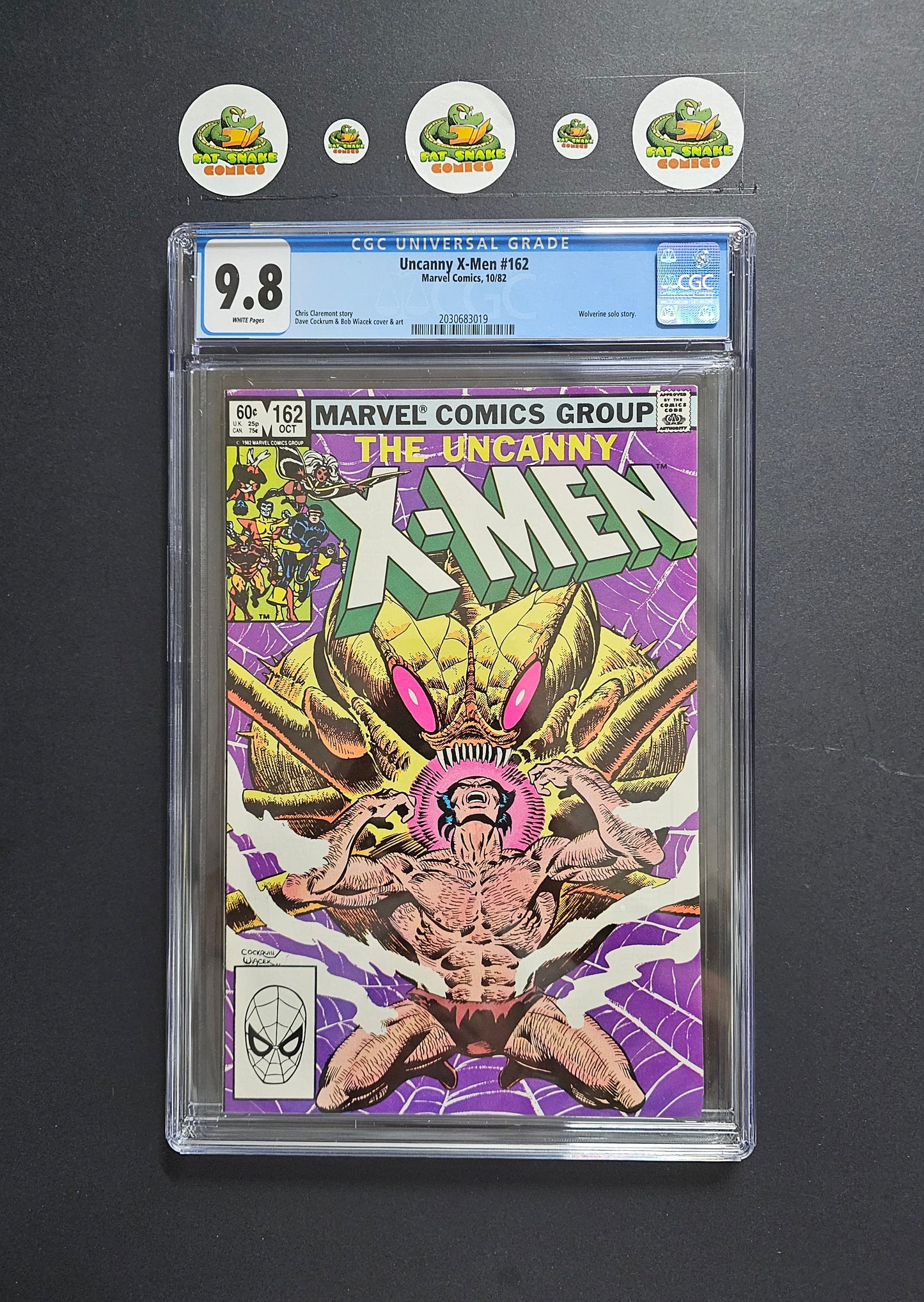 Uncanny X-Men (1982) #162 CGC 9.8 WP