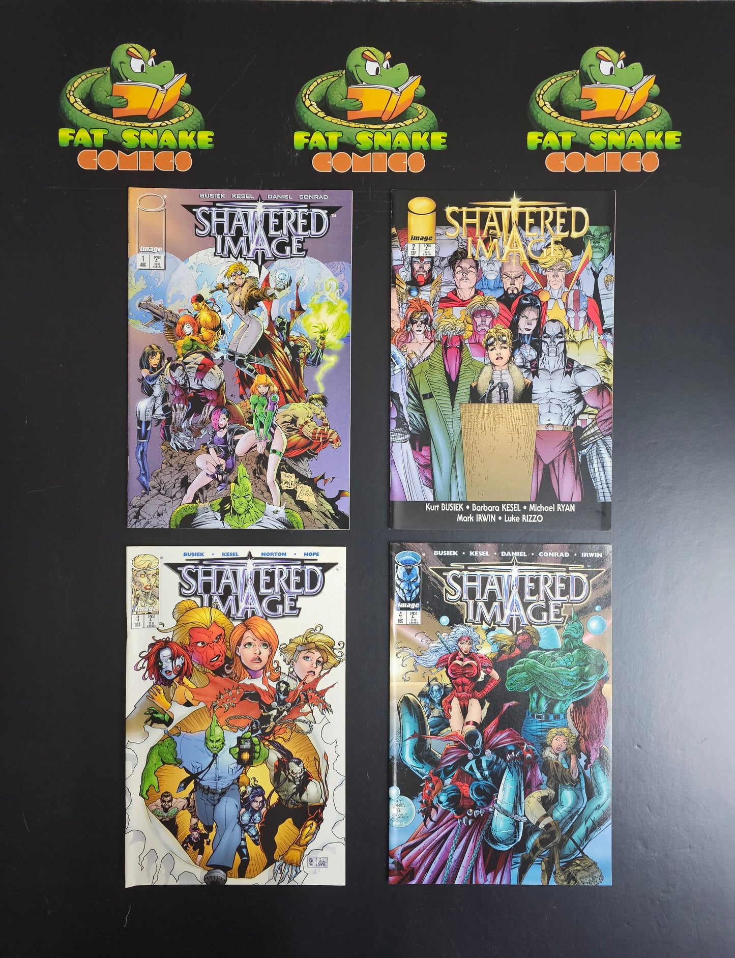 Shattered Image (1996) #1-4 Complete Run