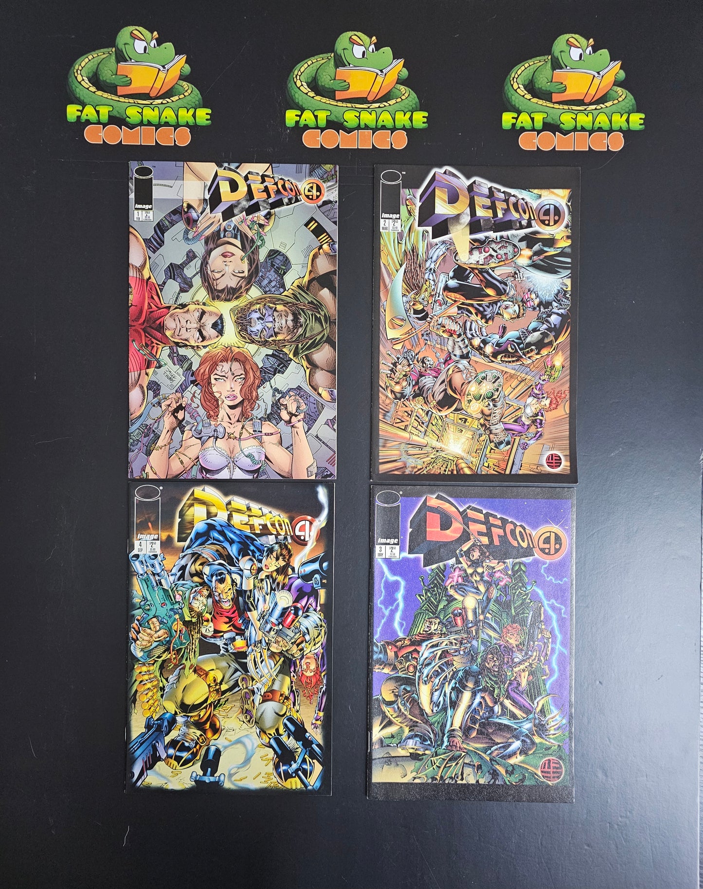 Defcon 4 (1996) #1-4 Complete Run