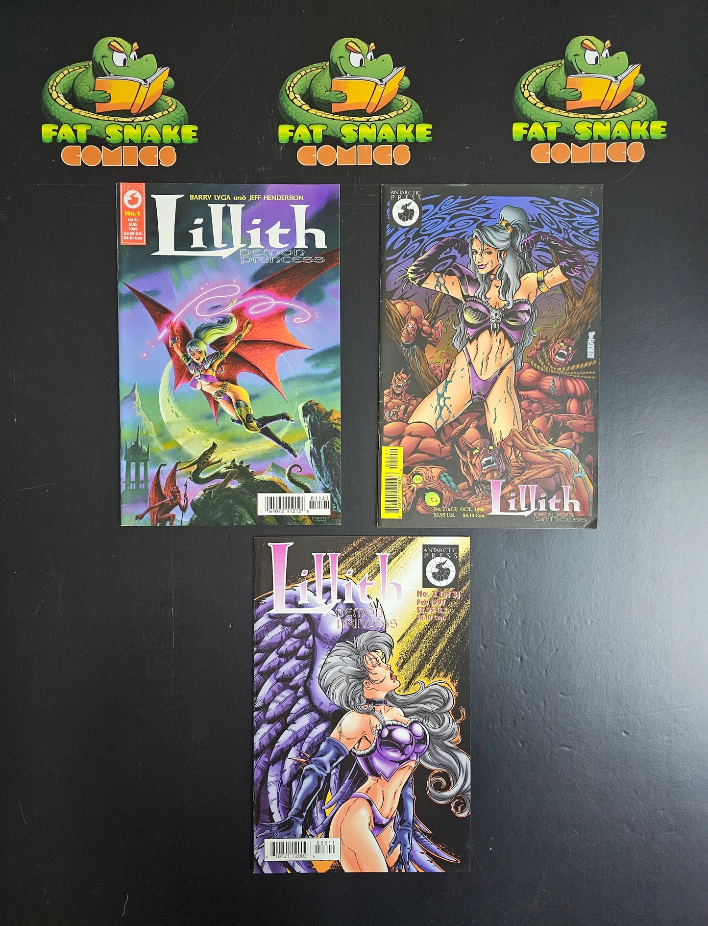 Lillith (1996) 3-Parts Complete Run