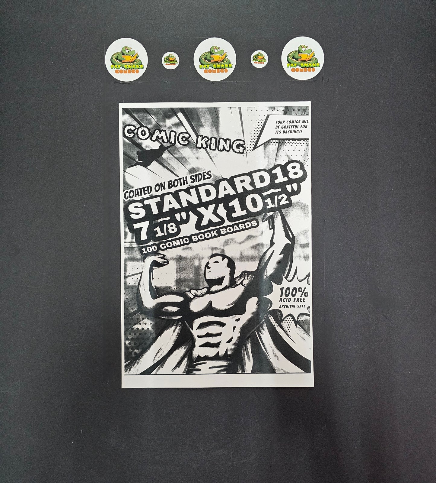 Comic King 7-1/8" Acid-Free Standard 18