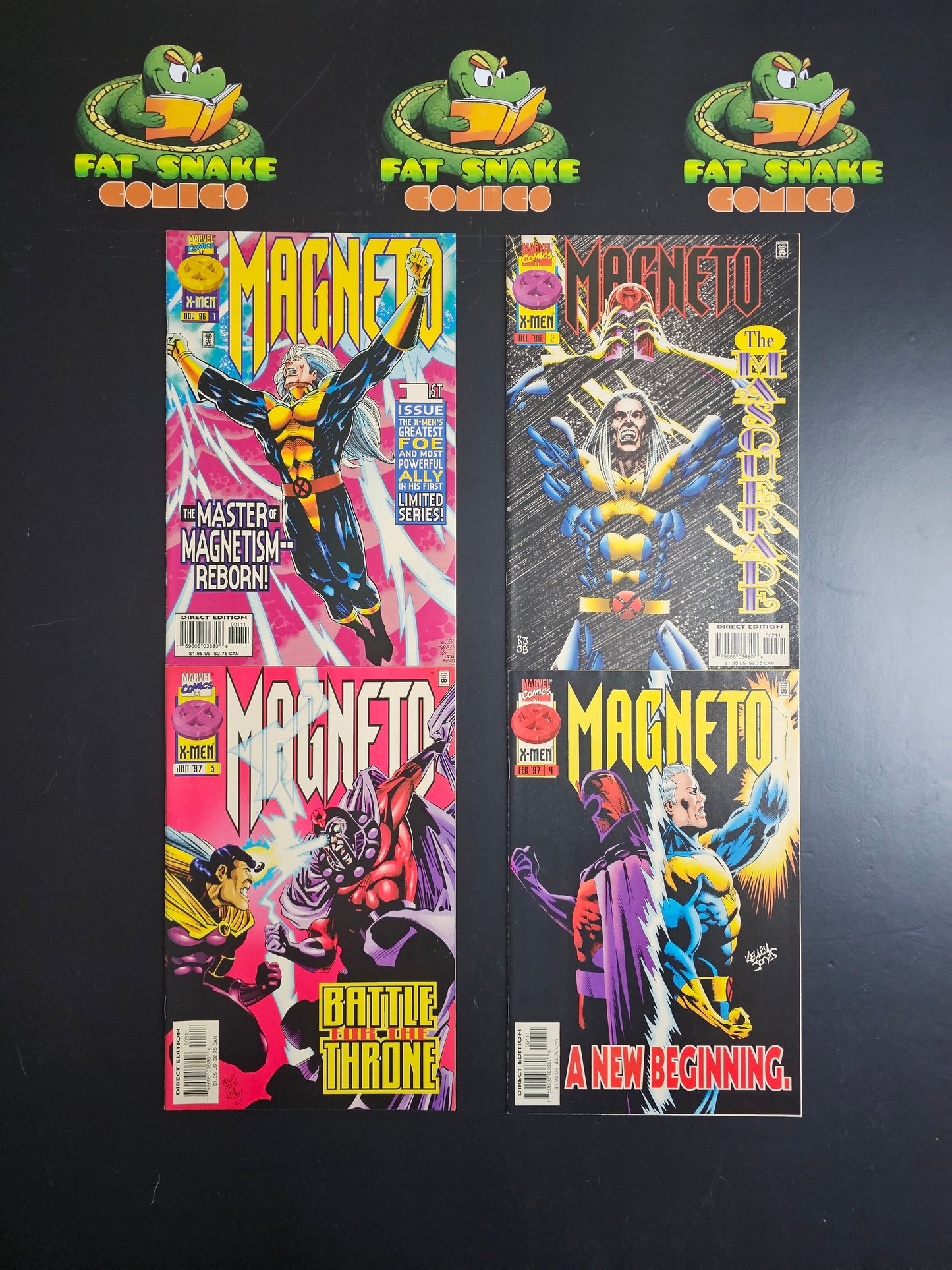Magneto (1996/97) #1 to #4 Complete Run The Age of Apocalypse