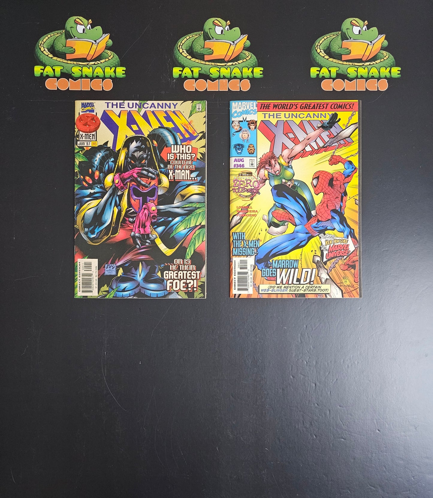 Uncanny X-Men (1998) #345 1st Maggott & #346