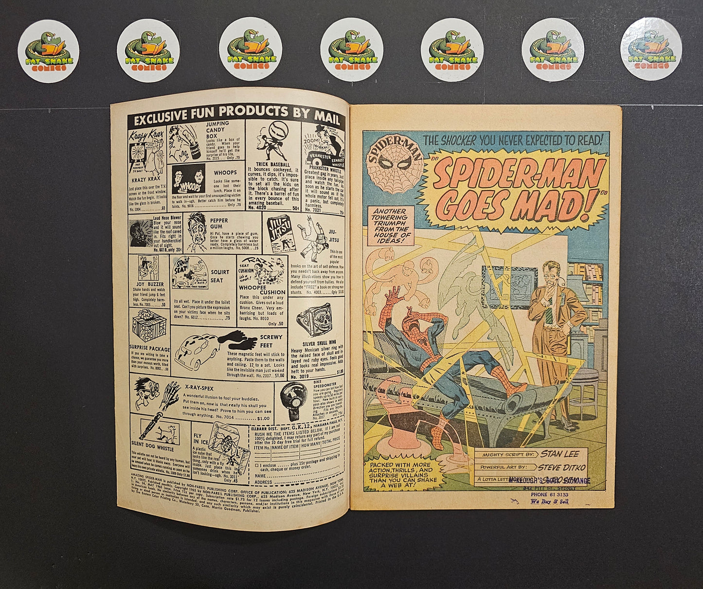 Amazing Spider-Man (1965) #24 Mysterio Appearance