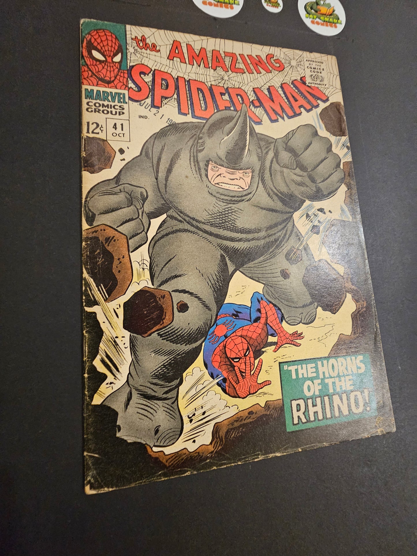 Amazing Spider-Man (Vol.1) #41 1st Appearance of Rhino