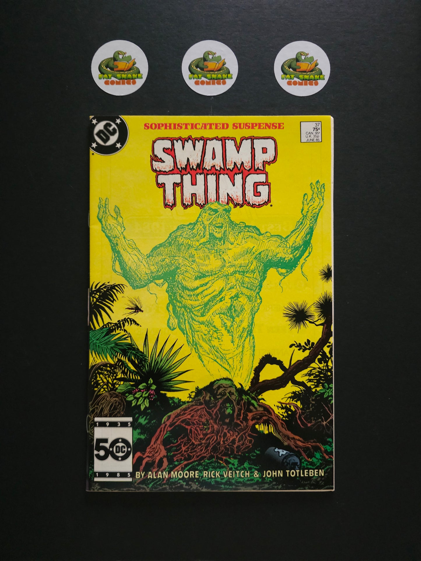 Swamp Thing (Vol.1) #37 1st Appearance of John Constantine