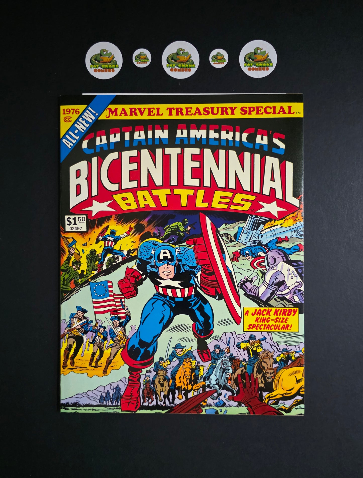Marvel Treasury Edition Special (1976) #1 Captain America Bicentennial Battles