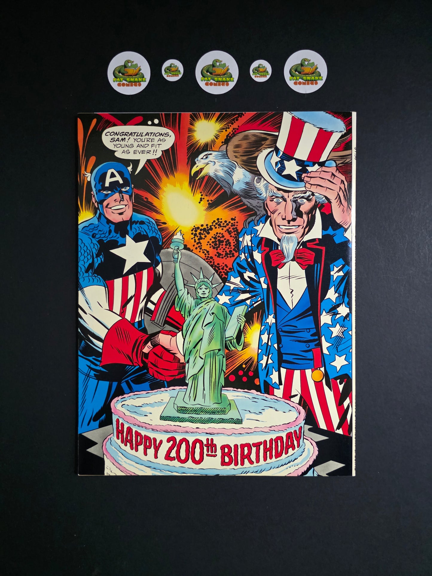 Marvel Treasury Edition Special (1976) #1 Captain America Bicentennial Battles