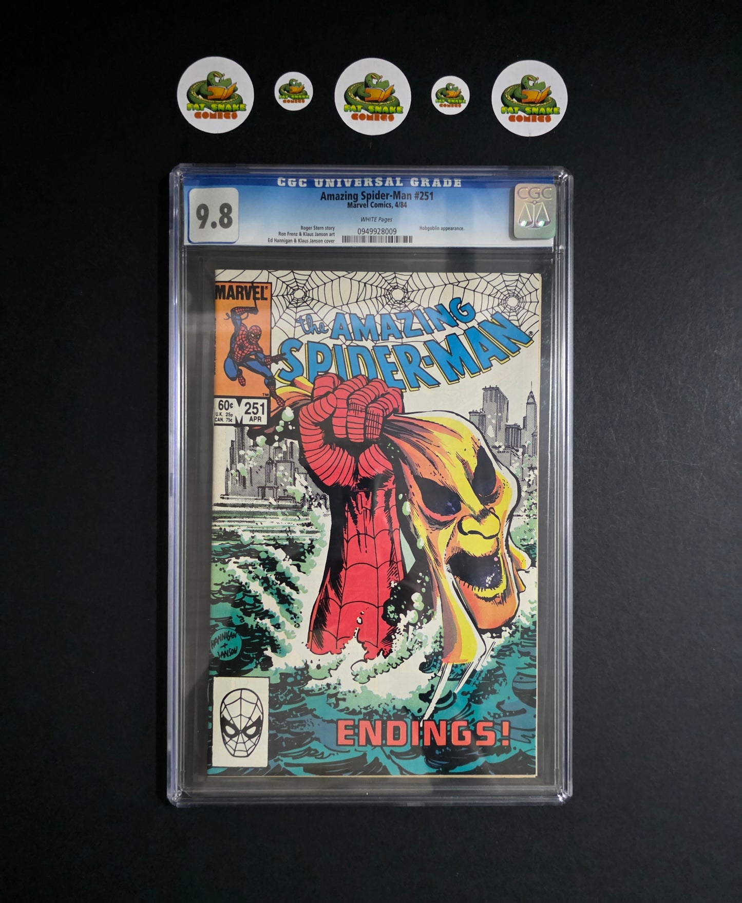 Amazing Spider-Man (1984) #251 CGC 9.8 WP