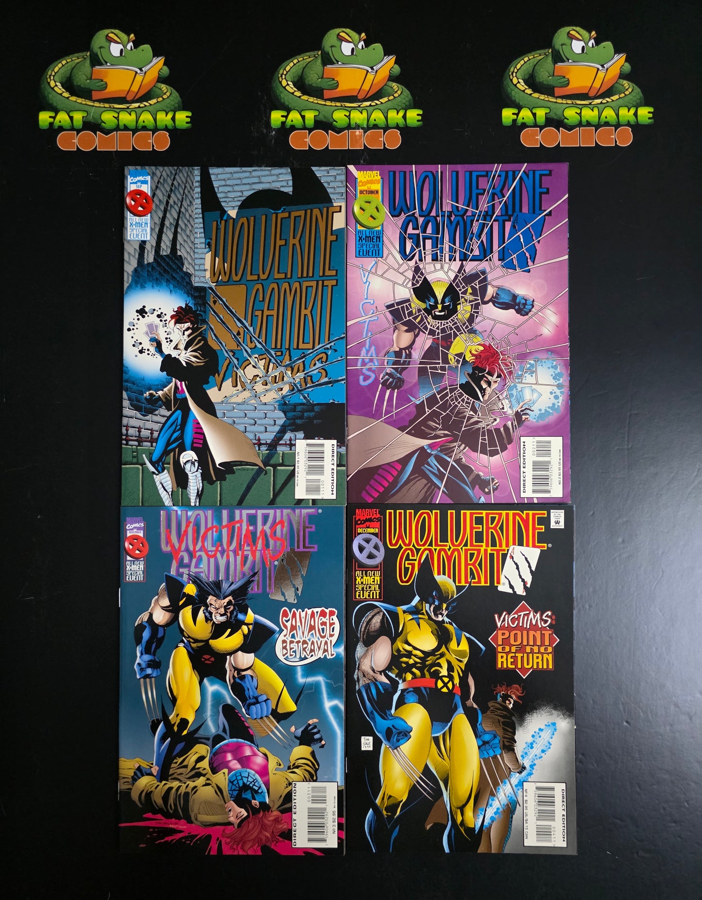 Wolverine Gambit: Victims (1995) #1-#4 Complete High Grade Set