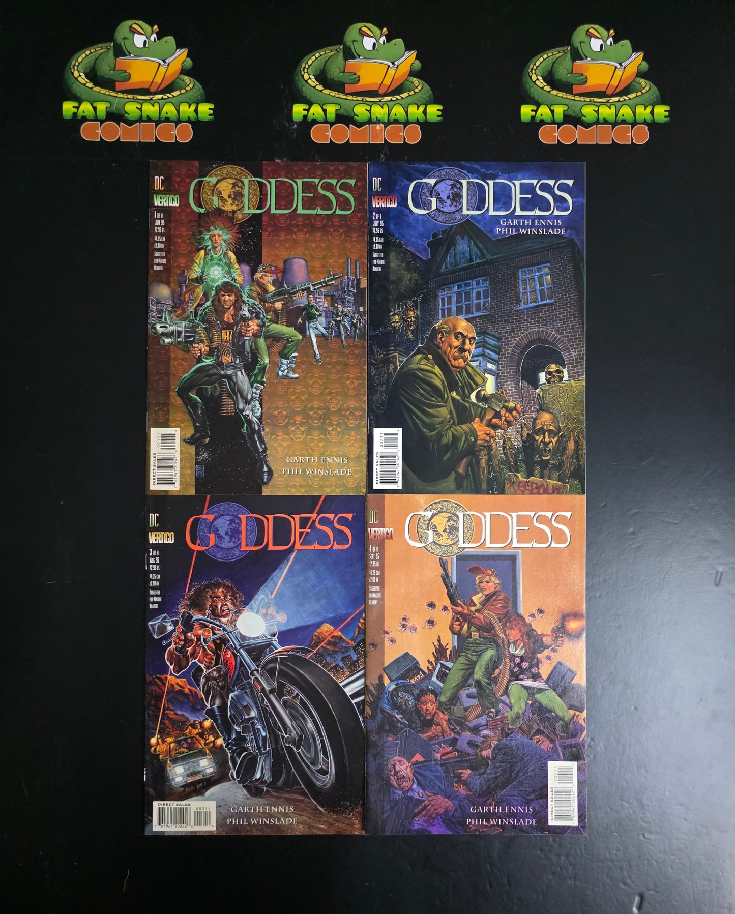 Goddess (1995) #1-#8 Complete Mini-series