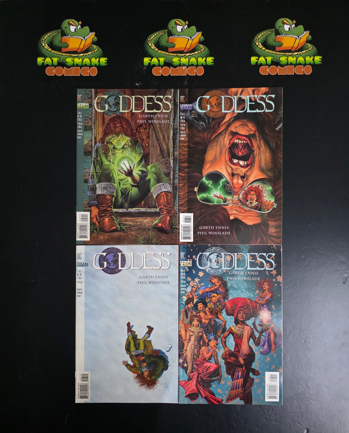 Goddess (1995) #1-#8 Complete Mini-series
