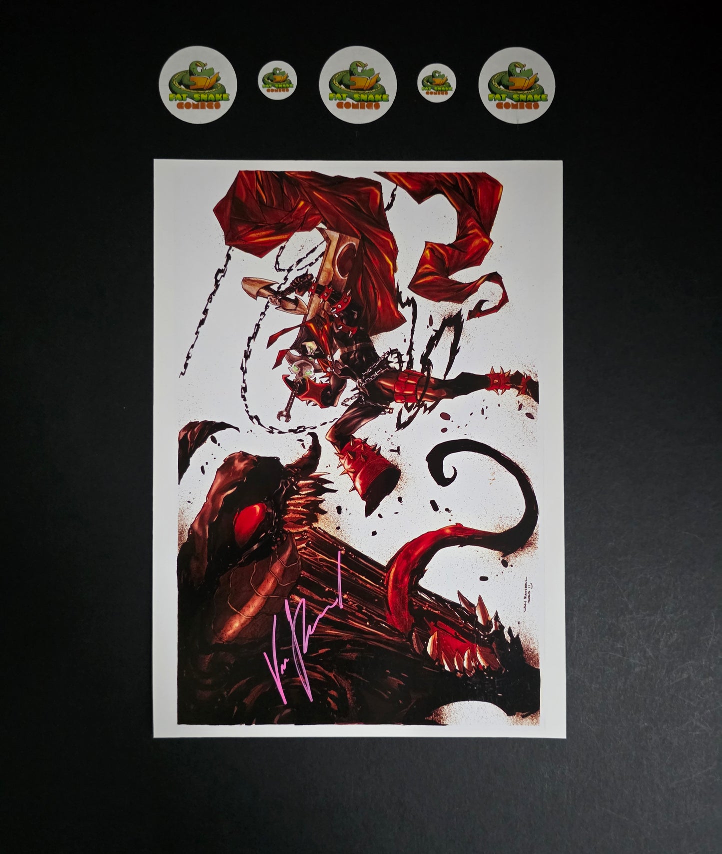 Spawn Art Print 001 by Von Randal