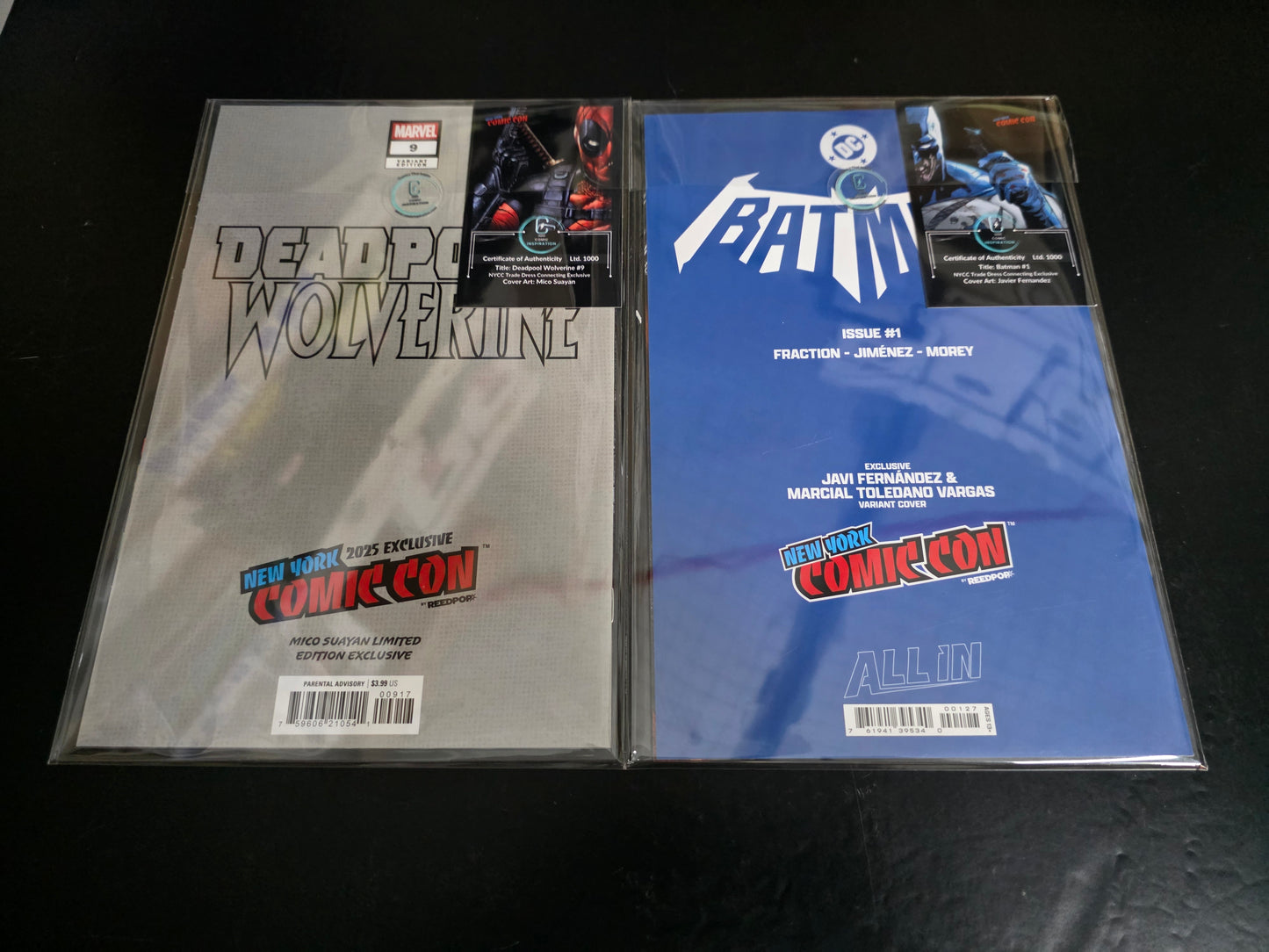 Deadpool Wolverine #9 / Batman #1 NYCC 2025 Connecting Trade Set