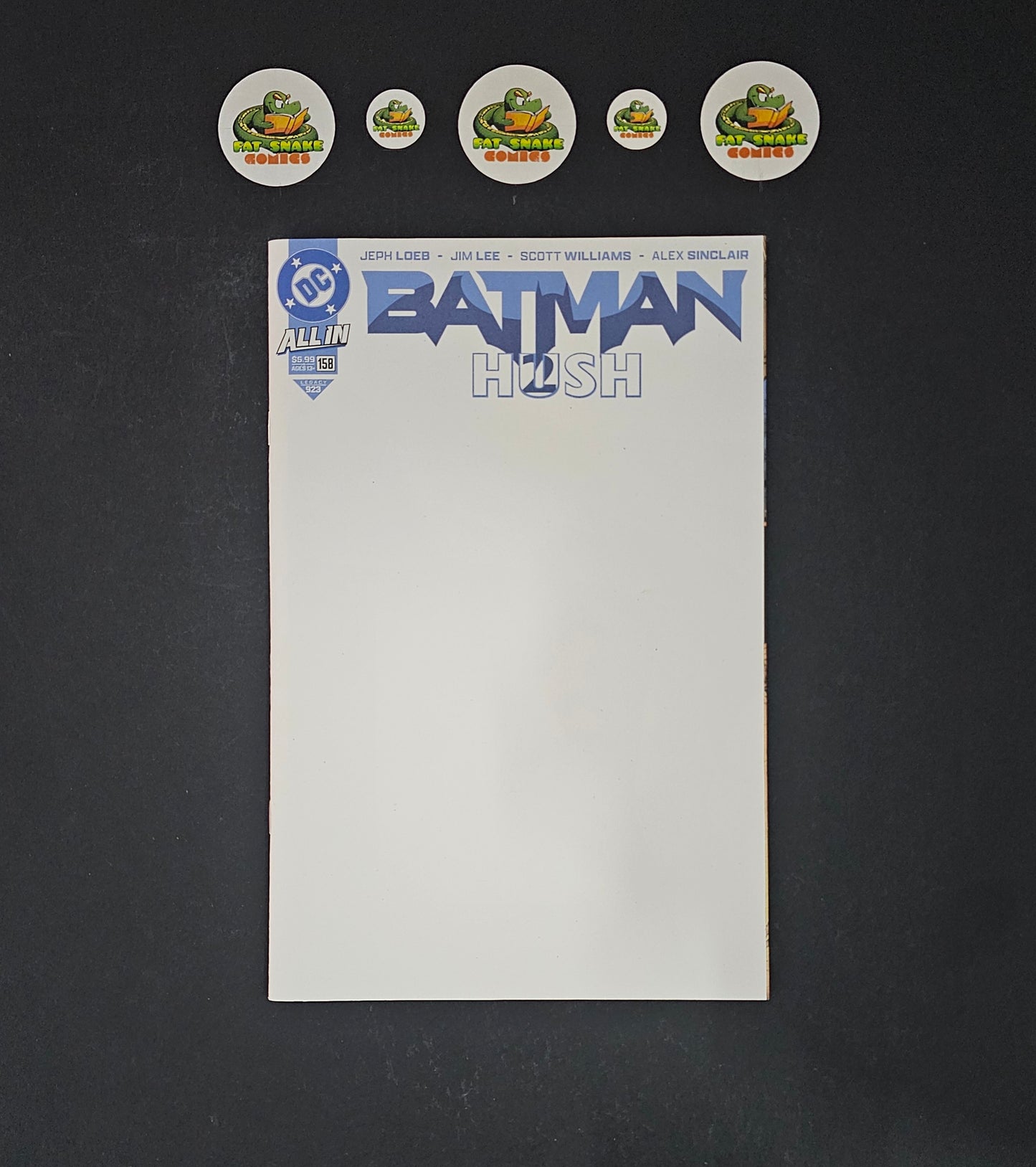 Batman (2025) #158 High Grade Blank Cover