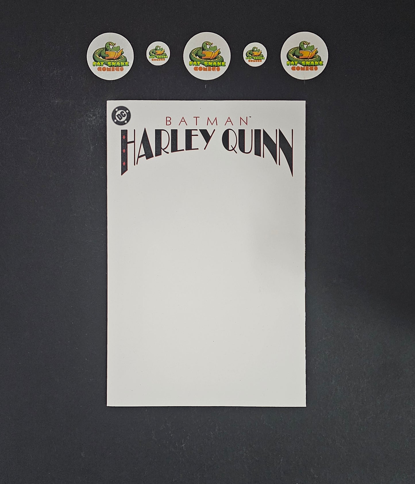 Batman Harley Quinn (2025) #001 High Grade Facsimile Blank Cover