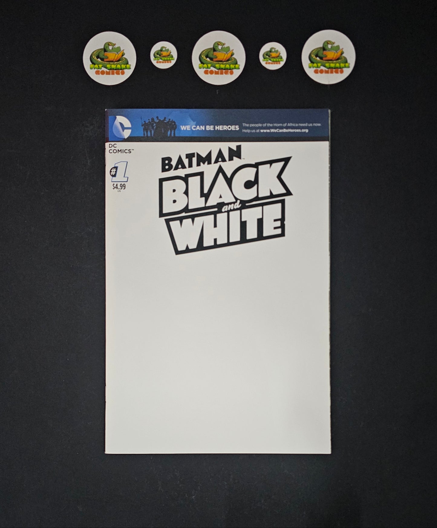 Batman Black & White (2013) #1 High Grade Blank Cover
