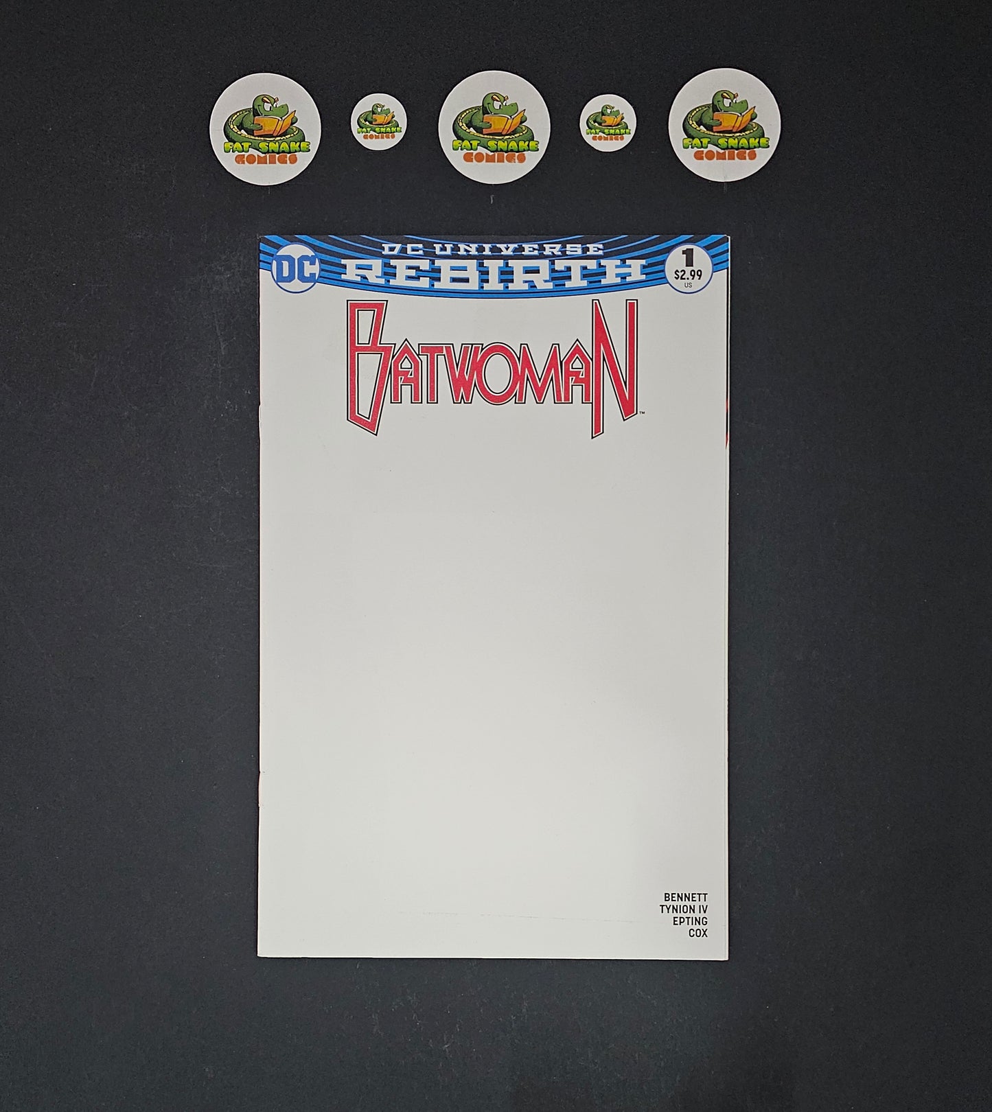 Batwoman Rebirth (2017) #1 High Grade Blank Cover