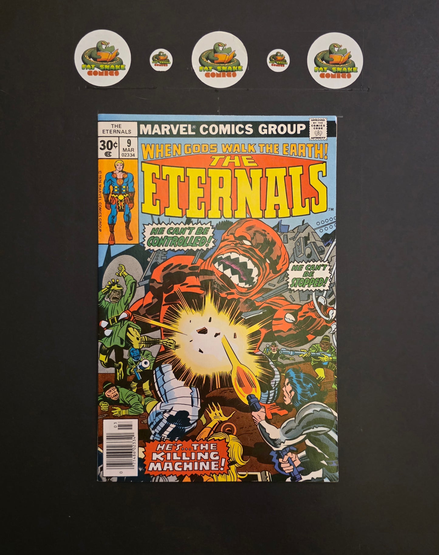 The Eternals (Vol.1) #9 1st Sprite, Nezzar, Oneg, Hargen & Eson