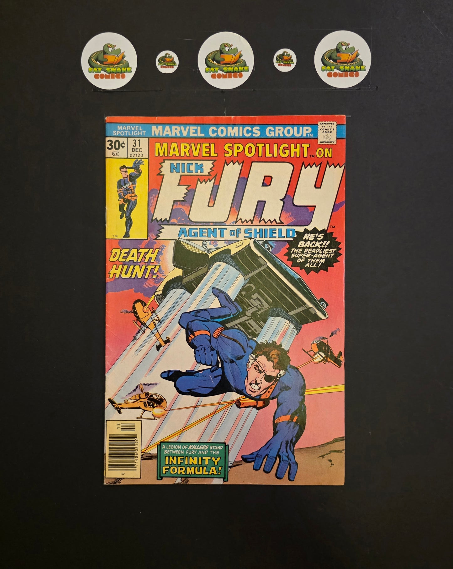 Marvel Spotlight (1976) #31 Origin of Nick Fury & Infinity Formula