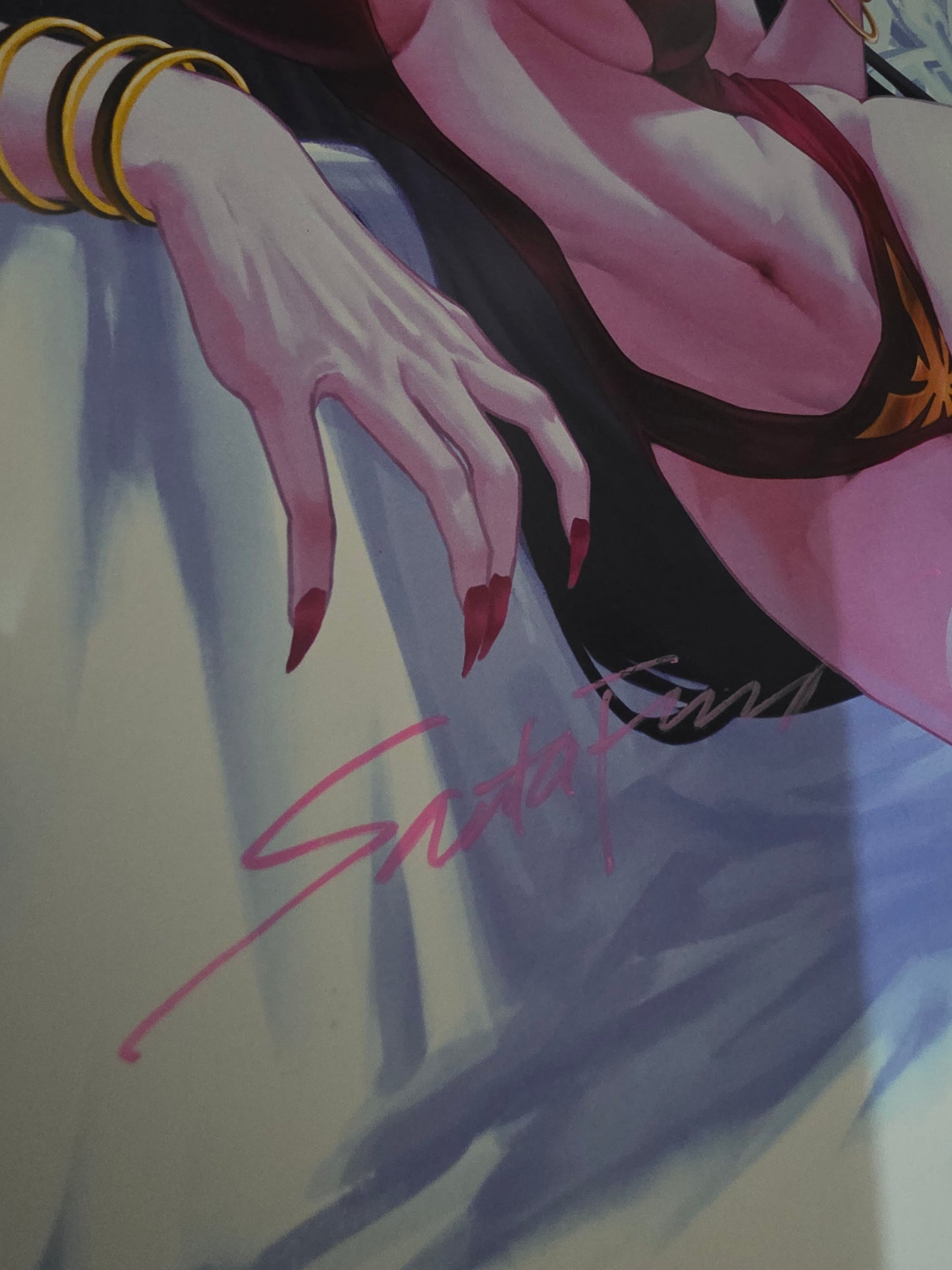Vampirella Art Print (Signed) by Santa Fung