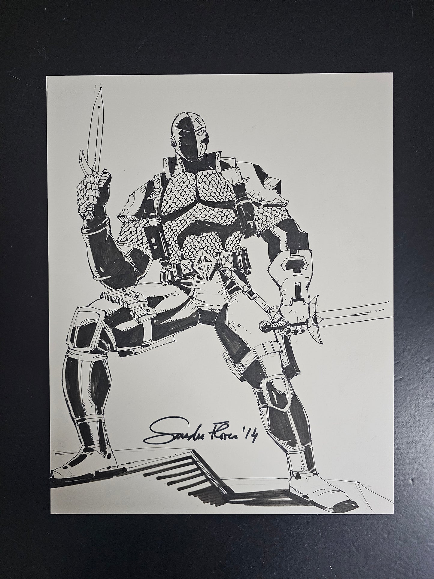 Deathstroke (2014) Commissioned Art by Andru Florea