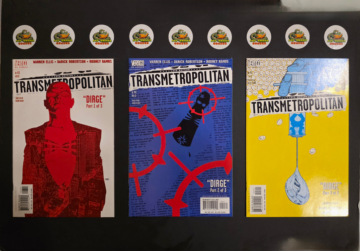 Transmetropolitan (2001) #43-#45 Complete Storyarc