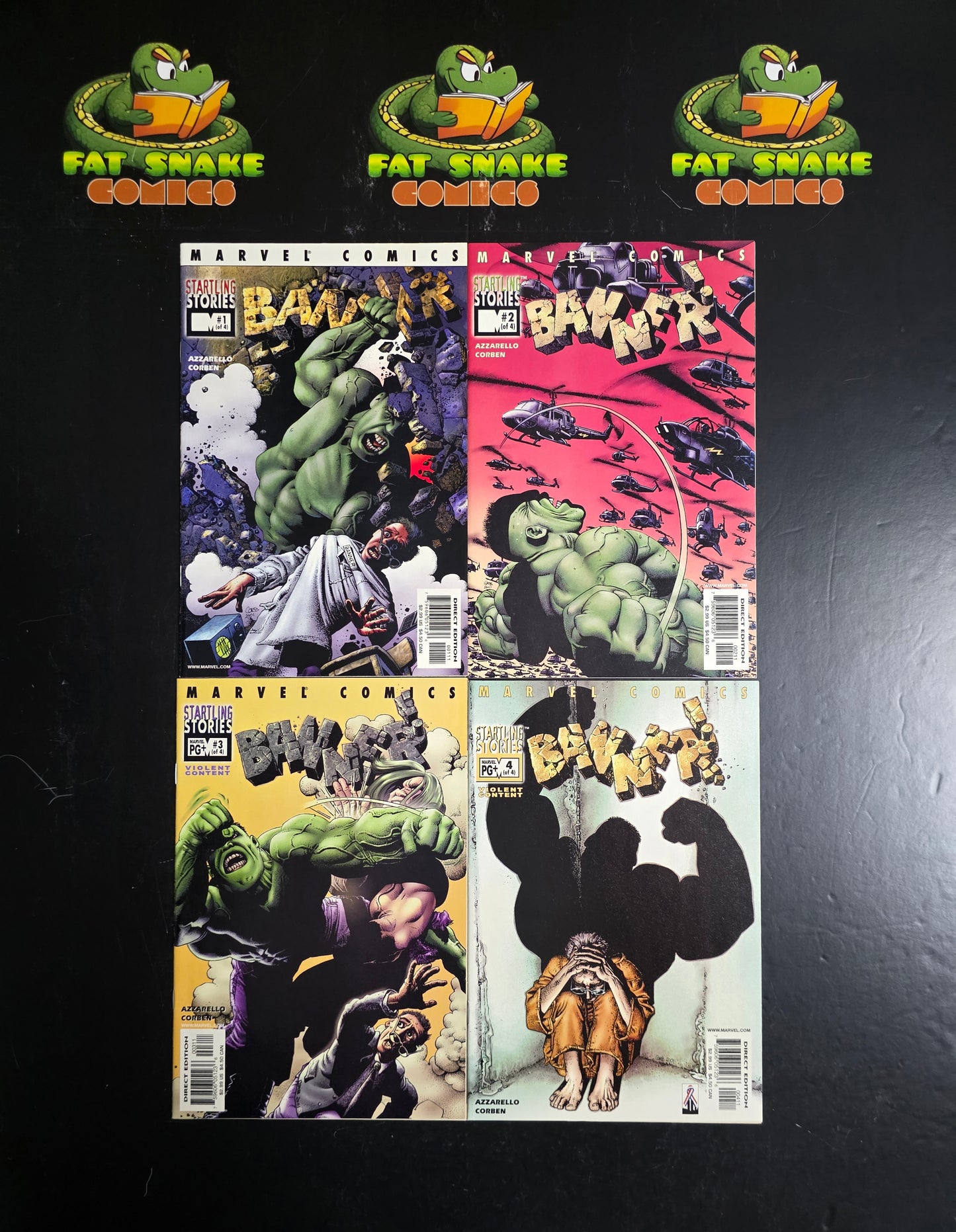 Startling Stories: Banner (2001) #1 to #4 Complete Seried
