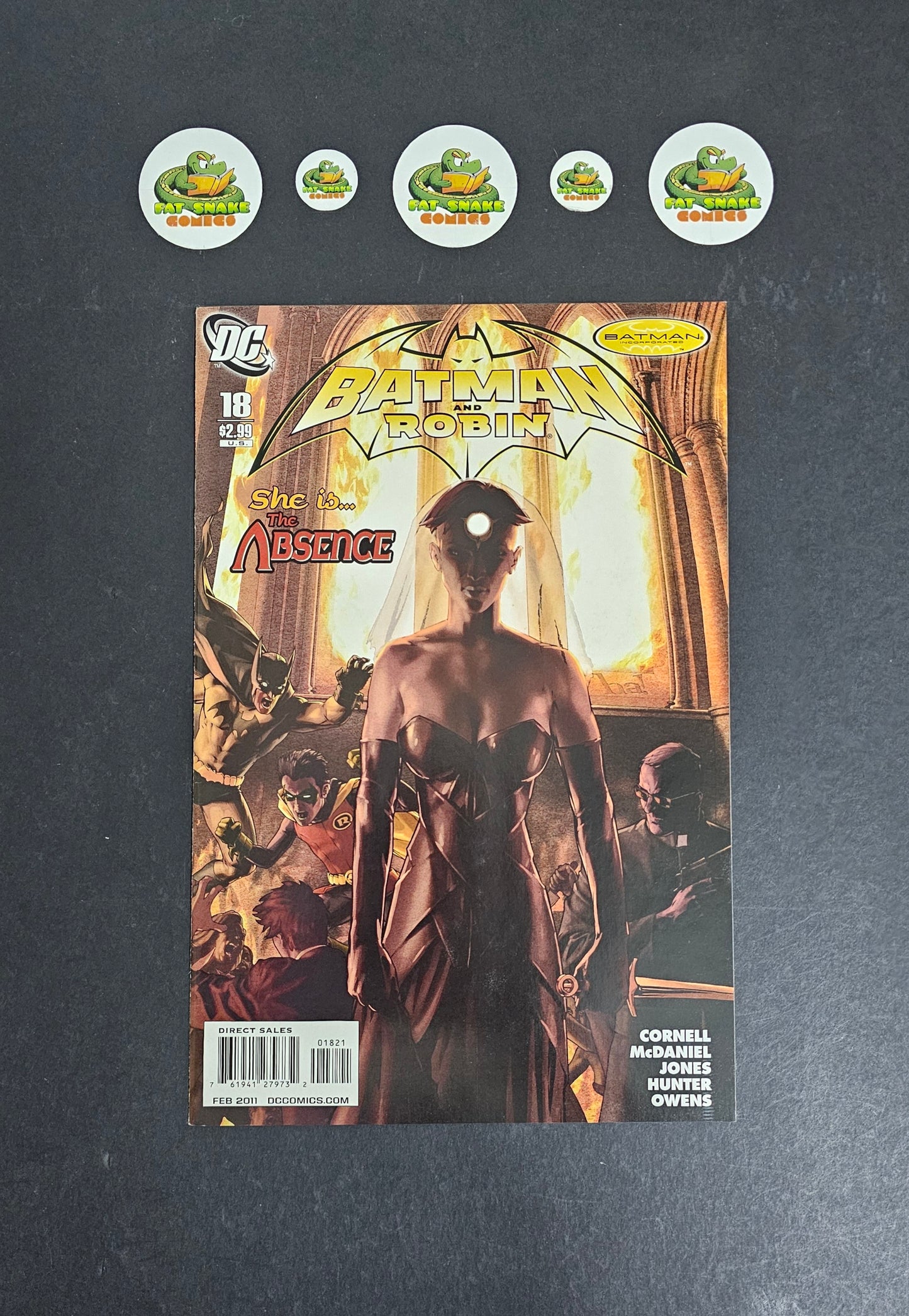 Batman & Robin (2011) #18 1st Cover Appeance of Absence