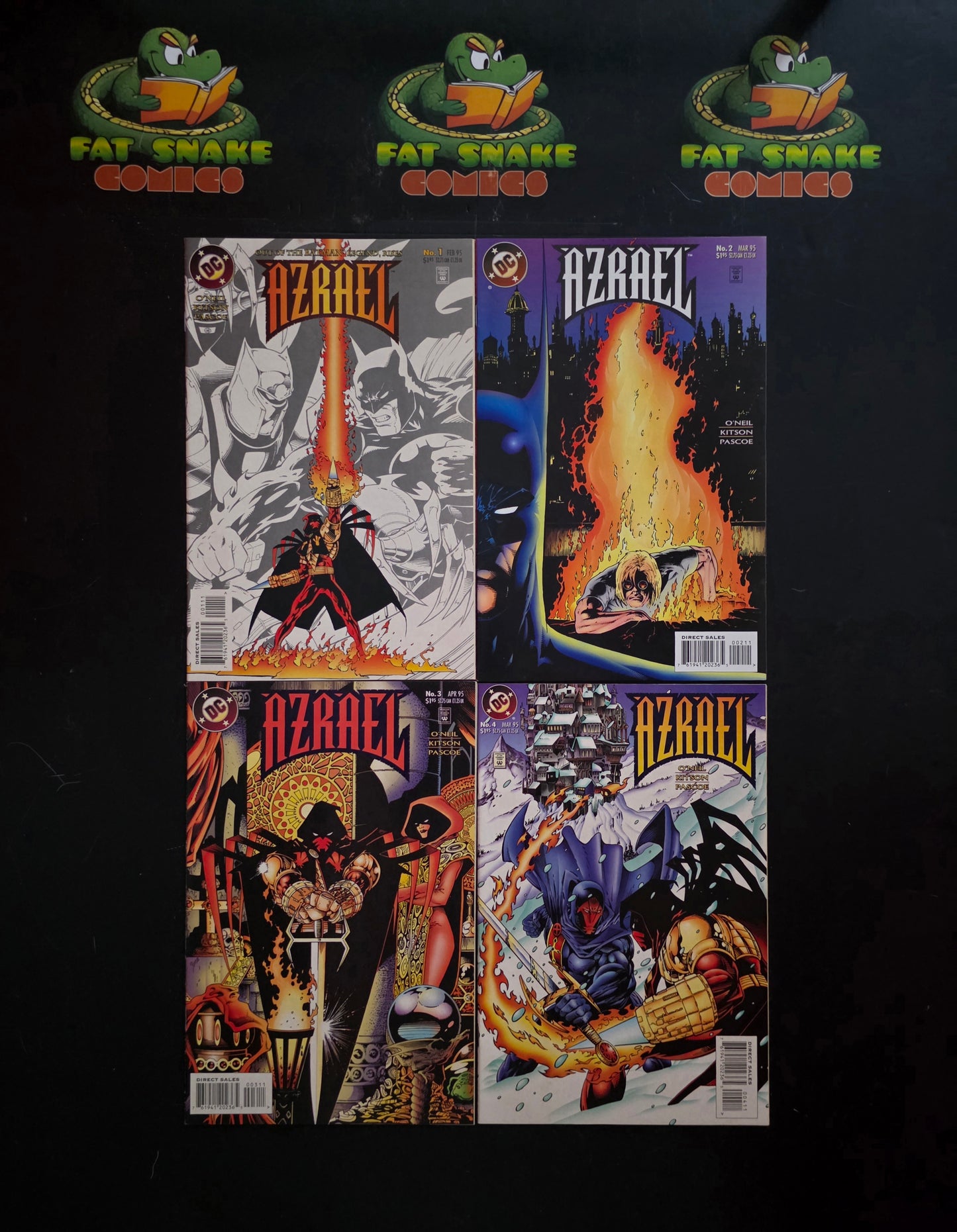 Azrael (1995) #1 to #4 Bundle