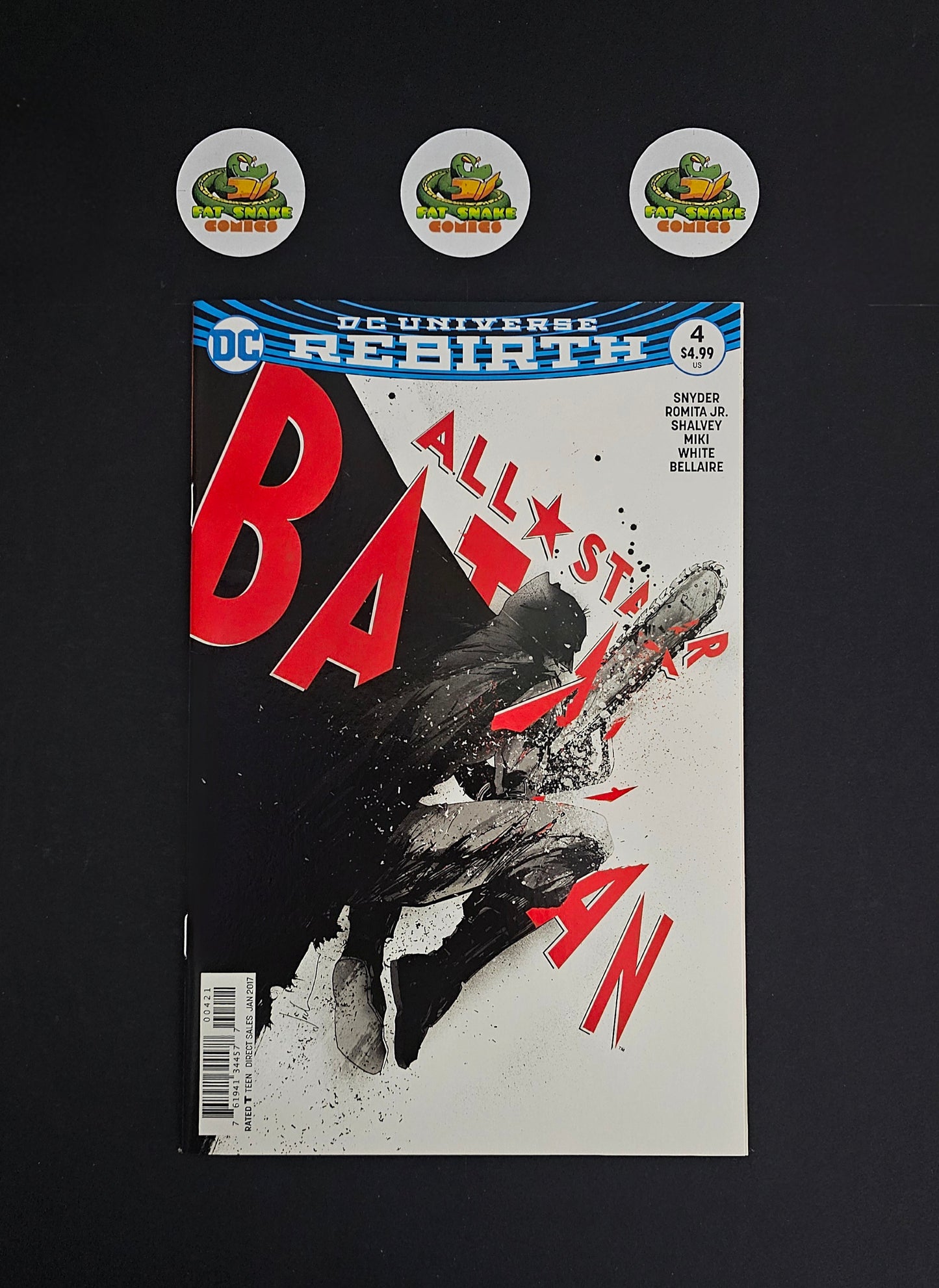 DC Universe Rebirth All-Star Batman (2017) #4: Jock Variant