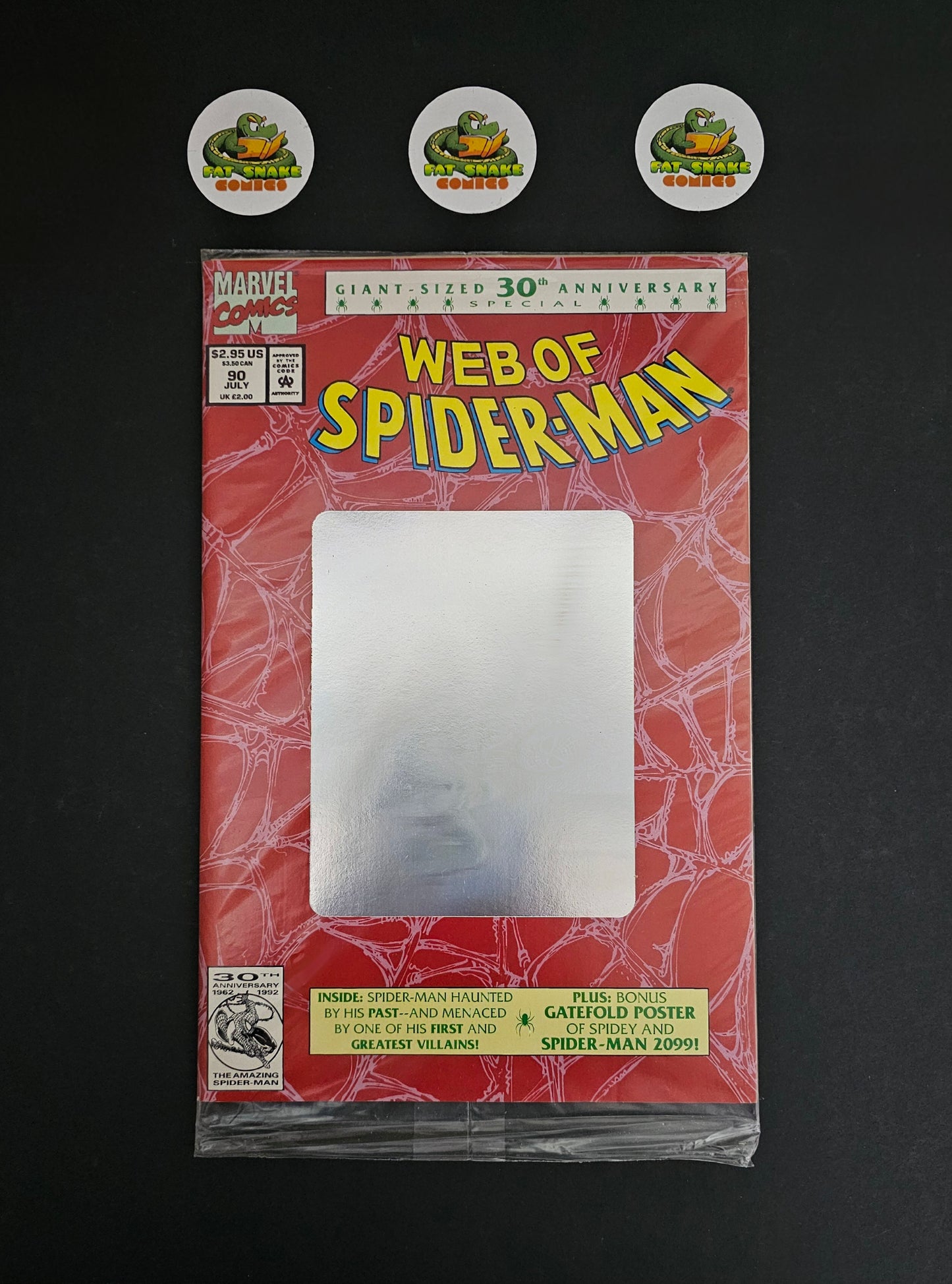 Web of Spider-Man (1992) #90 Hologram Cover Poly-bagged Editio