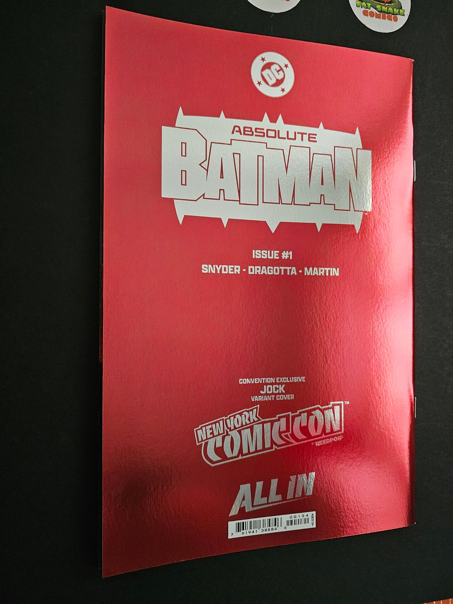 Absolute Batman (2024) #1 HTF Jock NYCC 2024 Exclusive Signed