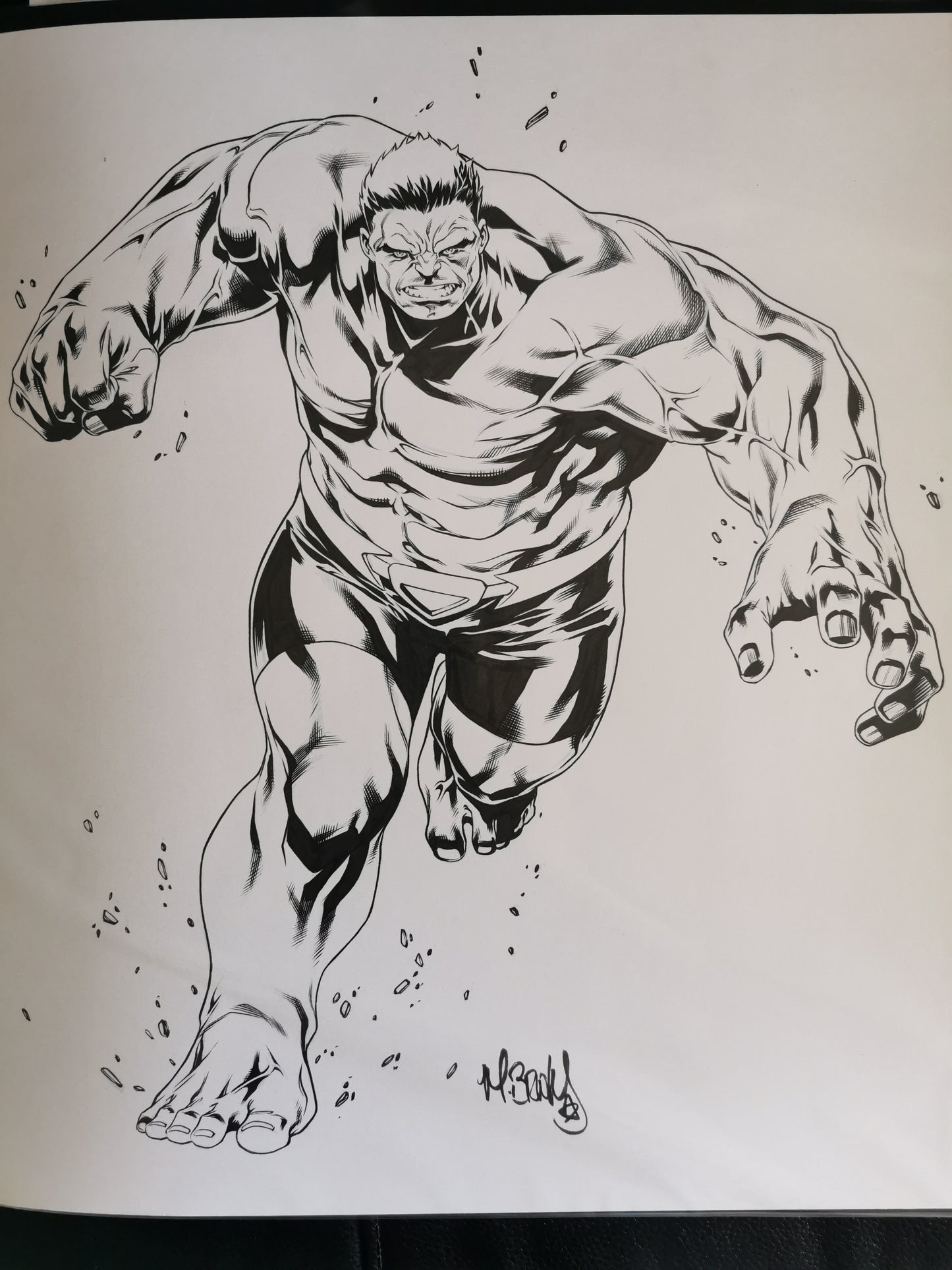 Mark Brooks' Incredible Hulk Sketch