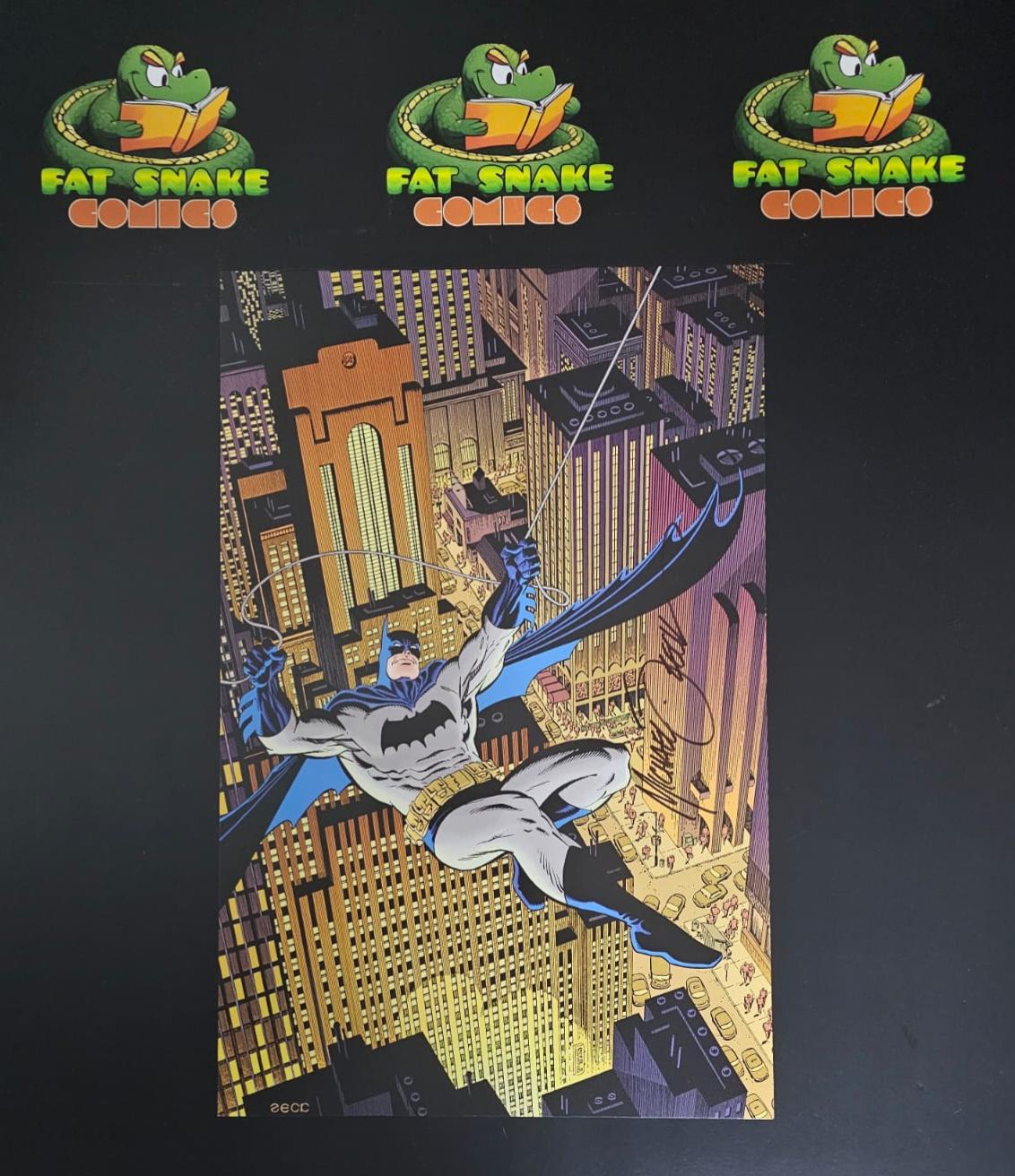 Batman (1988) #417 "Ten Knight of the Beast" Signed Colored Art Print