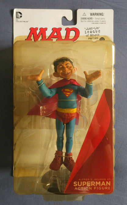 HTF "Just-Us" League of Stupid Heroes Superman(Series 1)