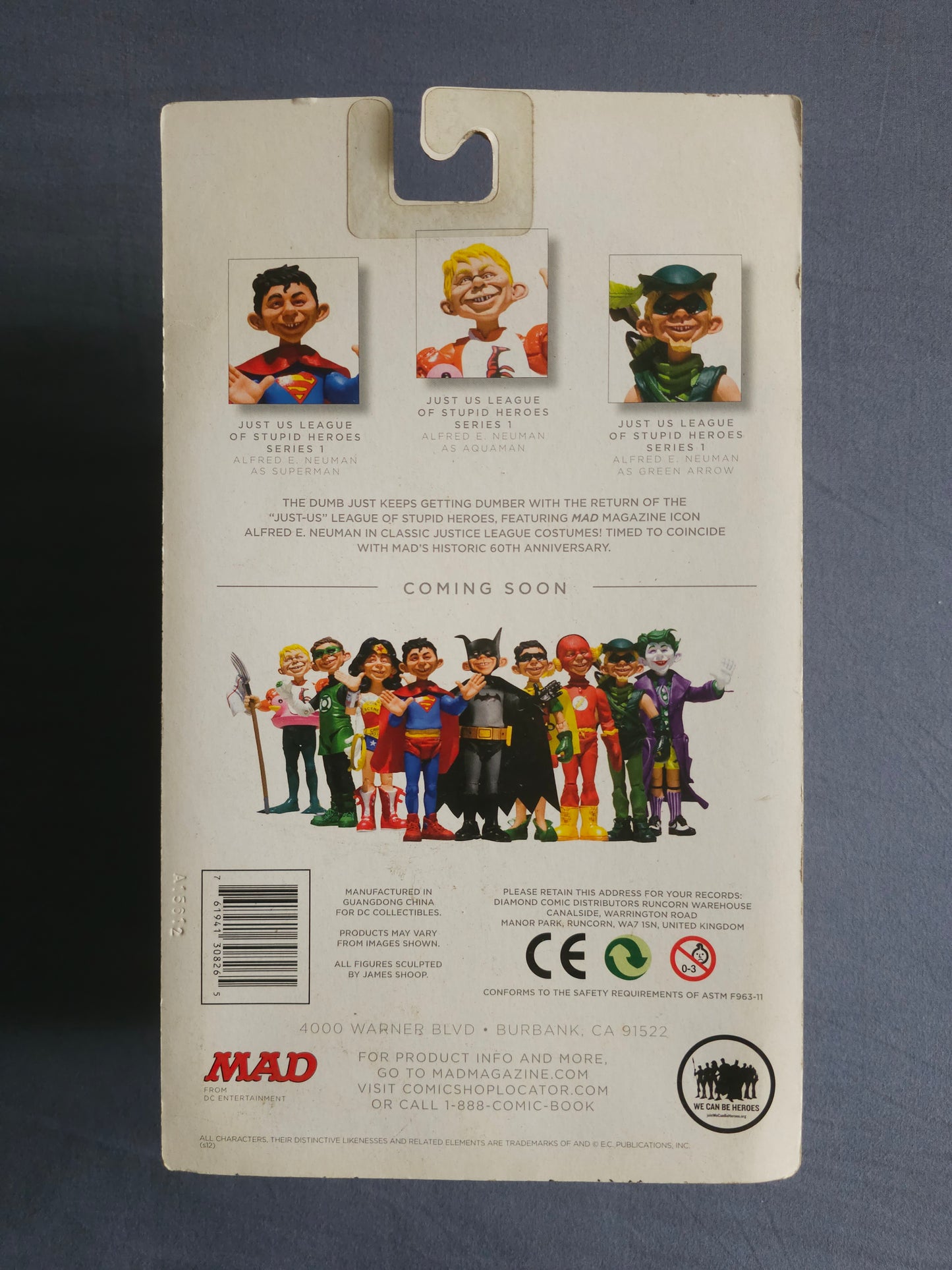 HTF "Just-Us" League of Stupid Heroes Superman(Series 1)